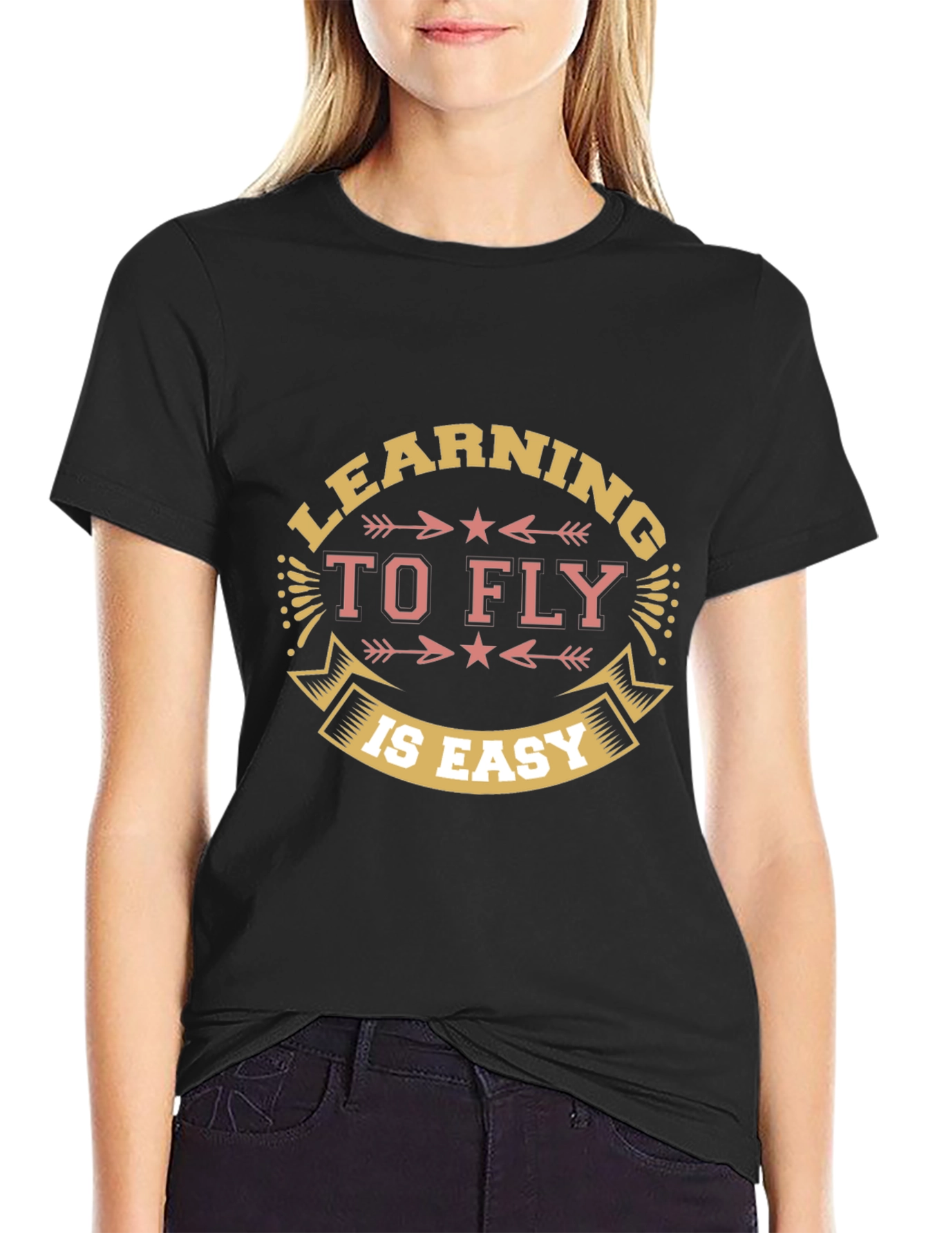 Learning to Fly Graphic Tee