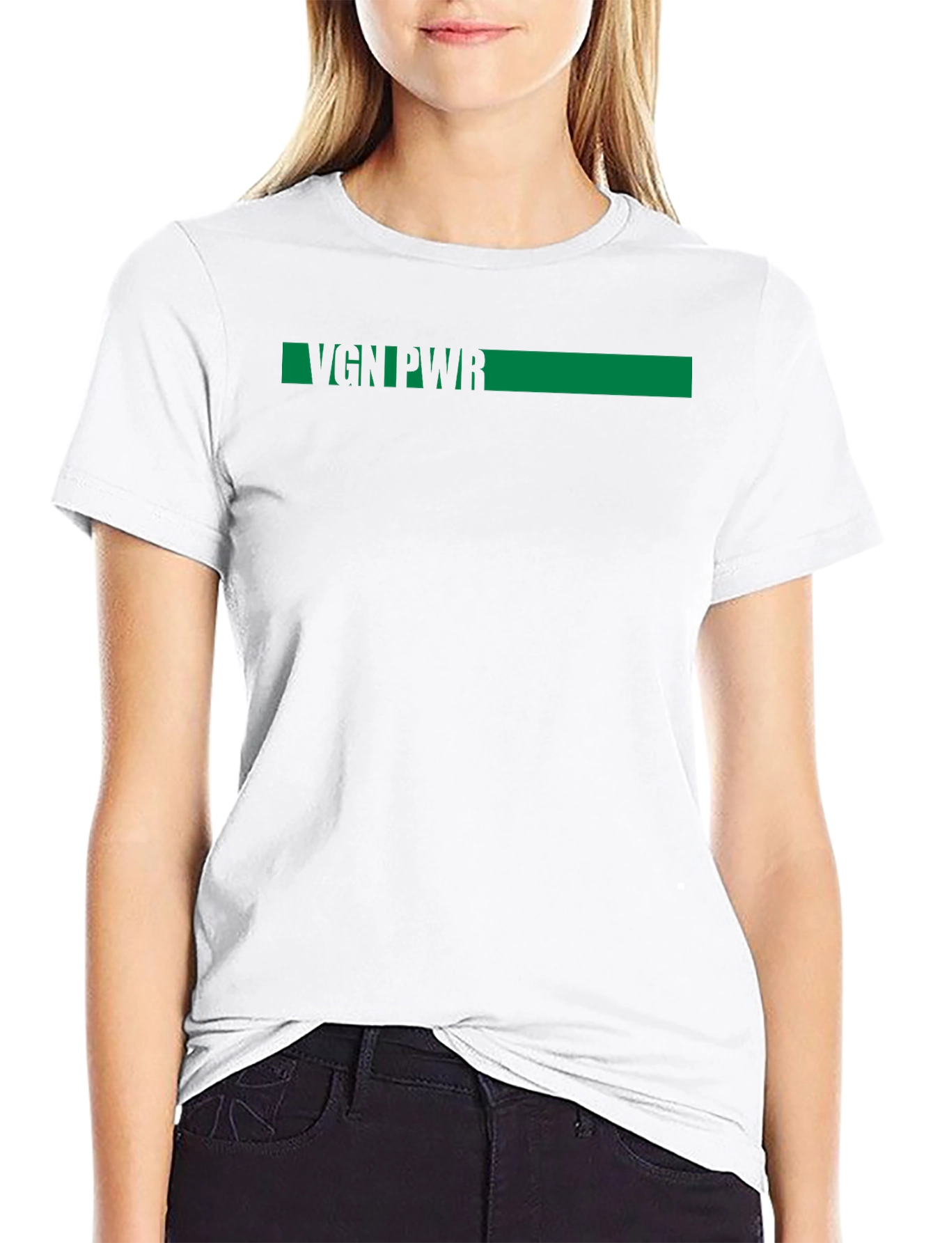 VGN PWR Black T-Shirt - Vegan Power Tee