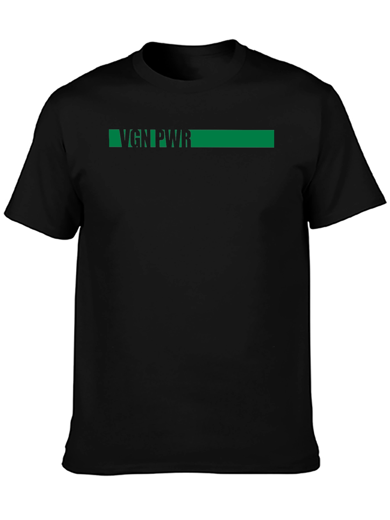 VGN PWR Black T-Shirt - Vegan Power Tee