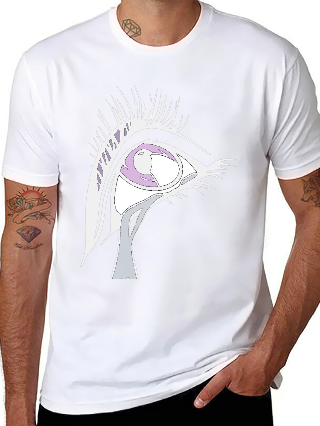 Eye Graphic T-Shirt - Unique Art Tee