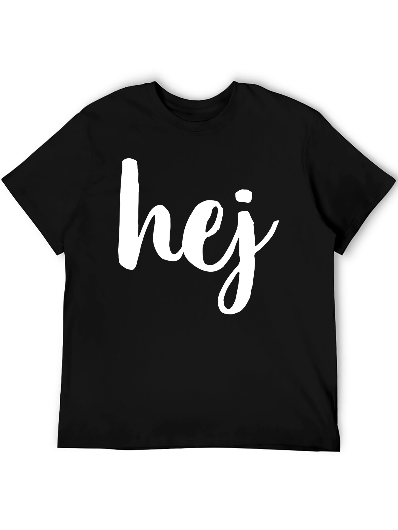 Hej Graphic Tee - Casual Comfort