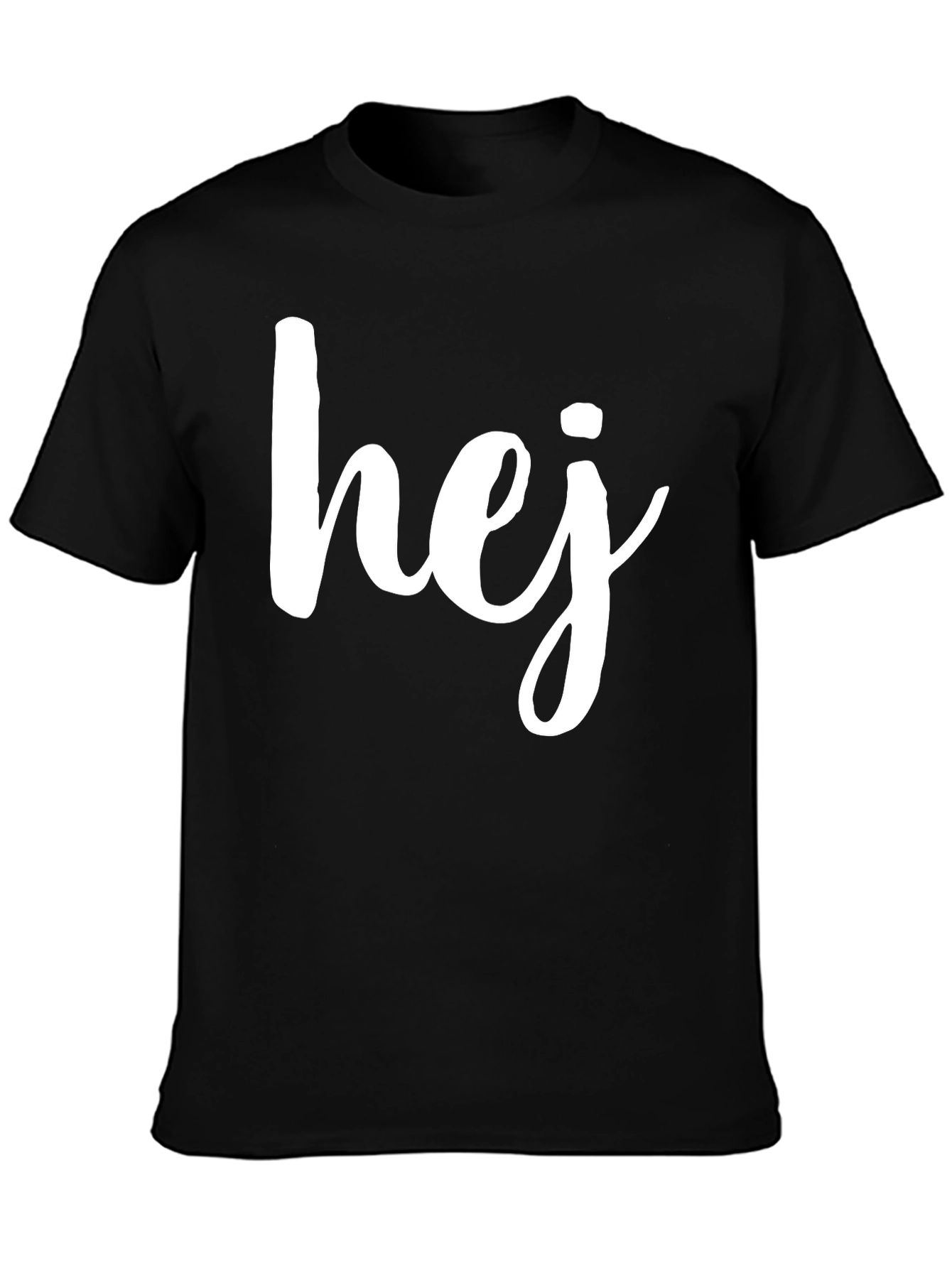 Hej Graphic Tee - Casual Comfort