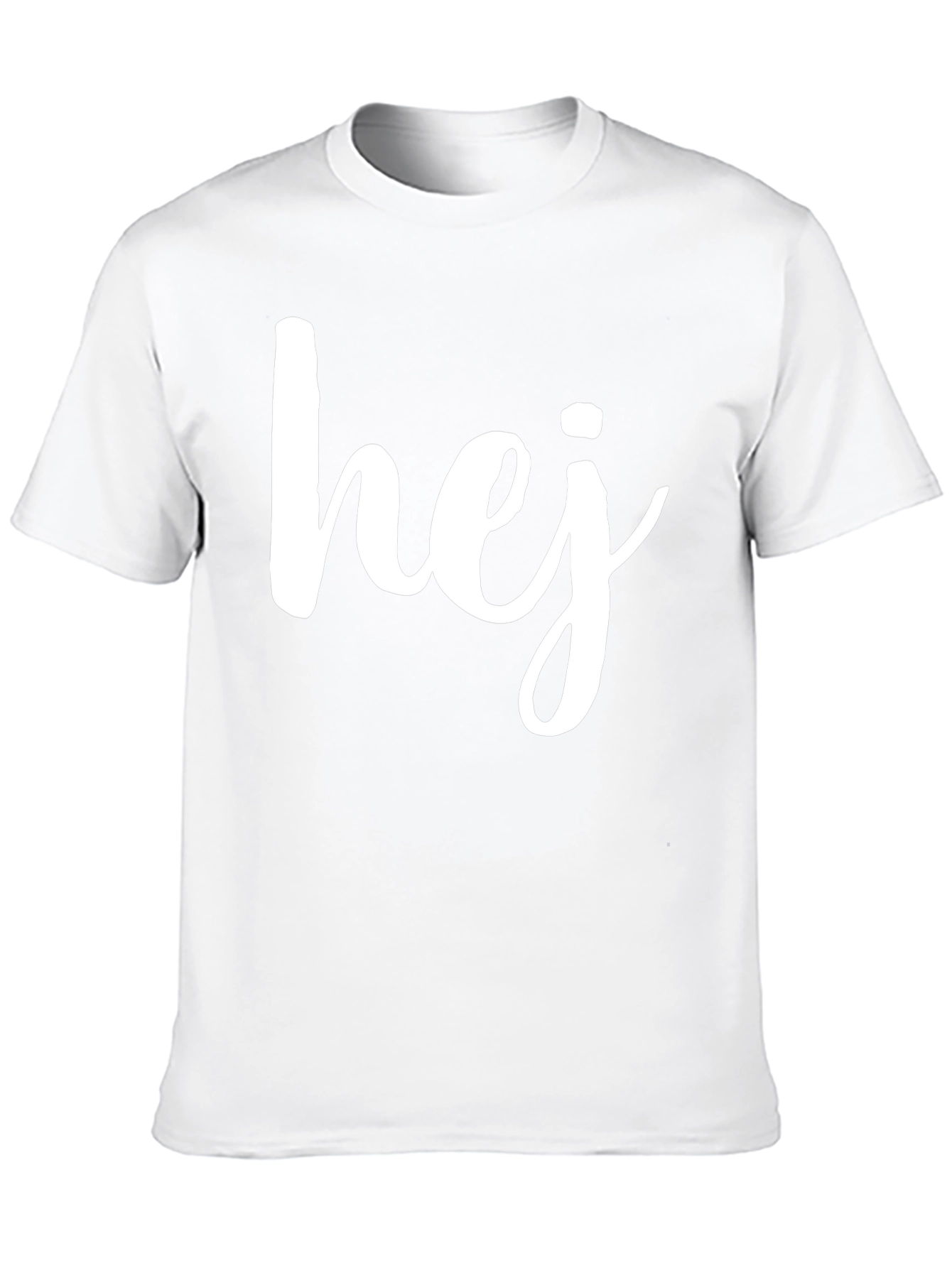 Hej Graphic Tee - Casual Comfort