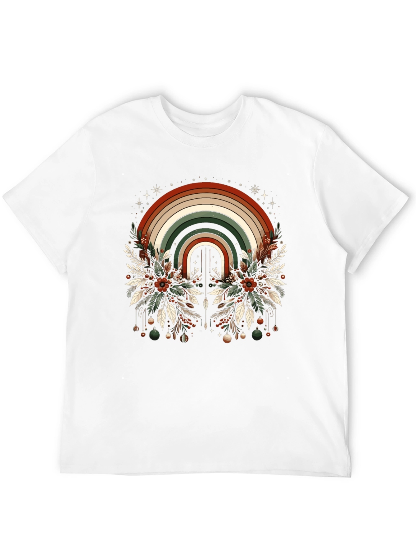Festive Rainbow Graphic Tee