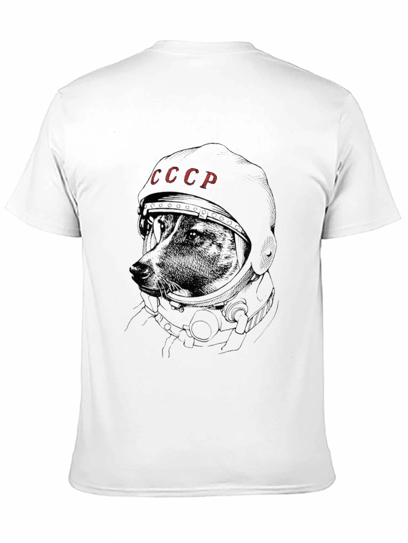 Cosmic Dog T-Shirt - USSR Space Dog Laika Tee