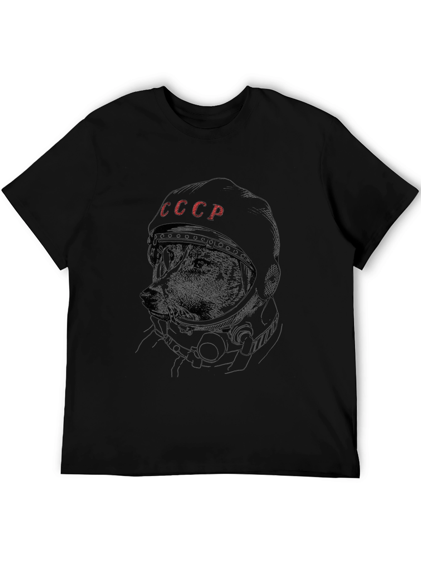 Cosmic Dog T-Shirt - USSR Space Dog Laika Tee