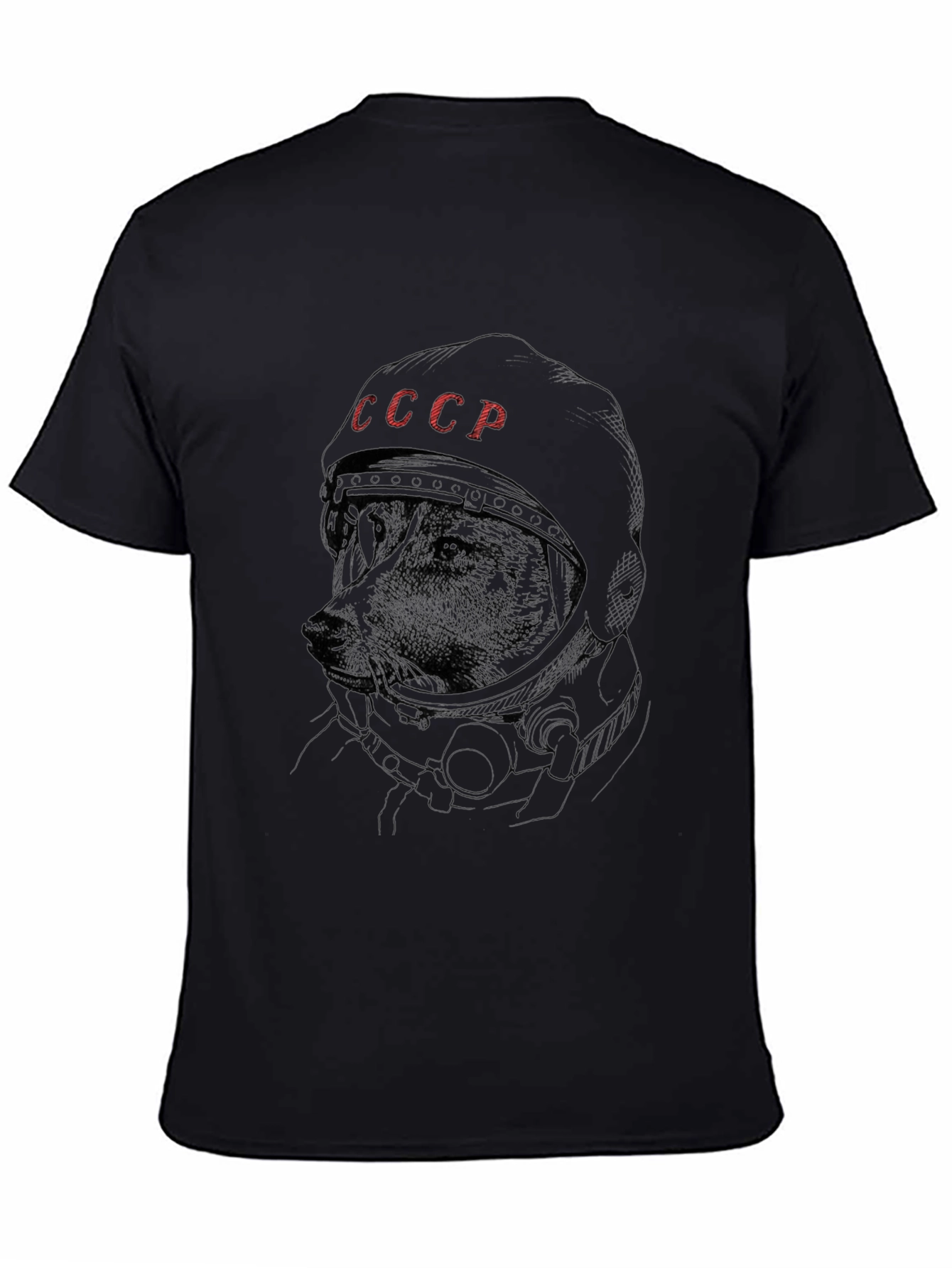 Cosmic Dog T-Shirt - USSR Space Dog Laika Tee