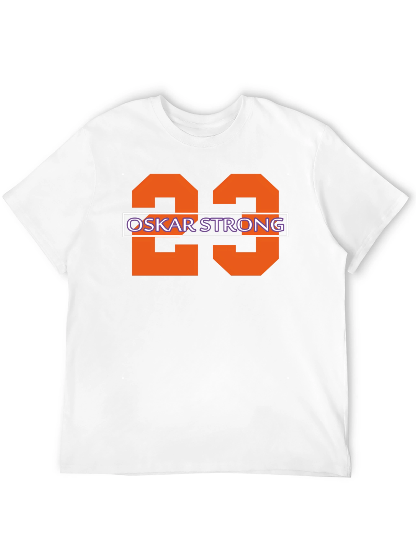 Oskar Strong Number 23 Black T-Shirt
