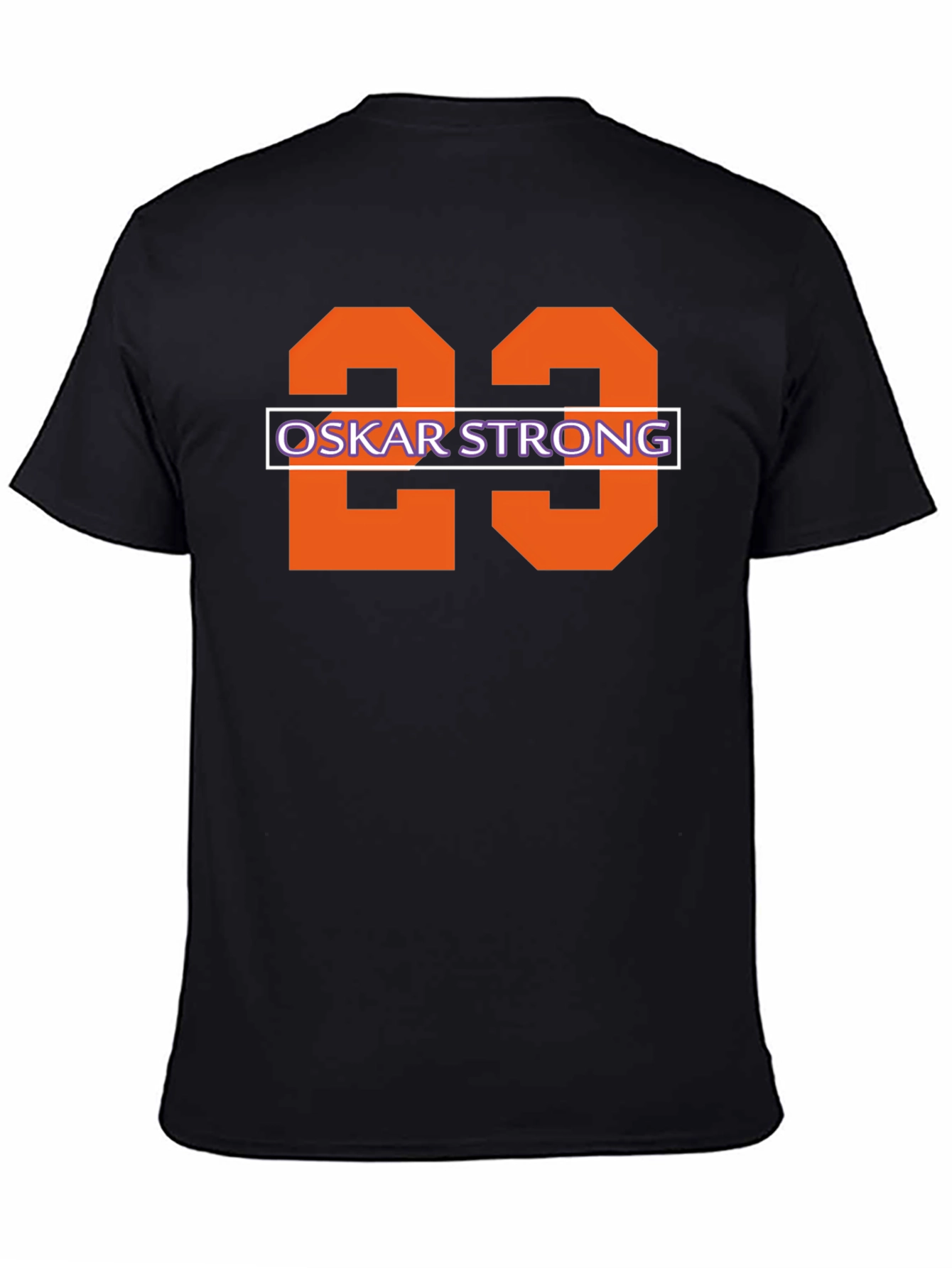 Oskar Strong Number 23 Black T-Shirt
