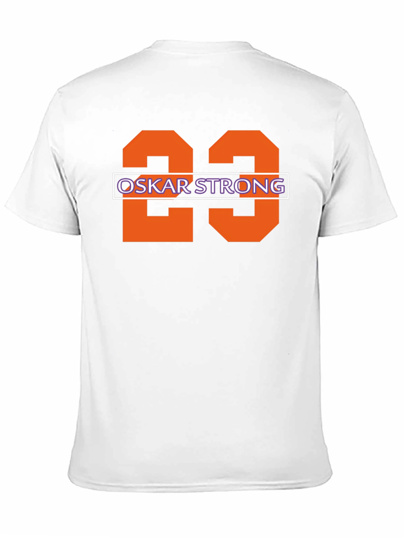 Oskar Strong Number 23 Black T-Shirt
