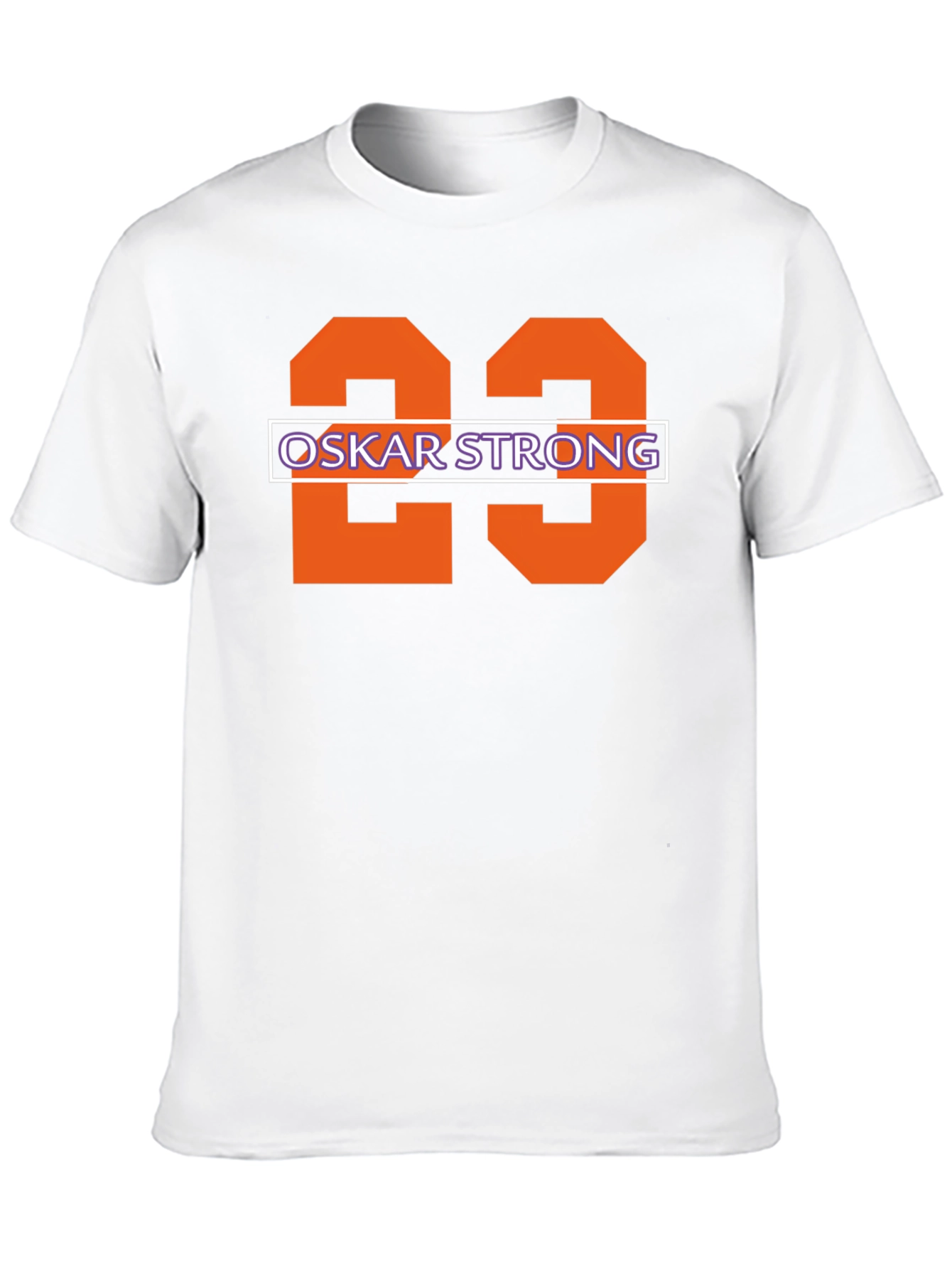 Oskar Strong Number 23 Black T-Shirt