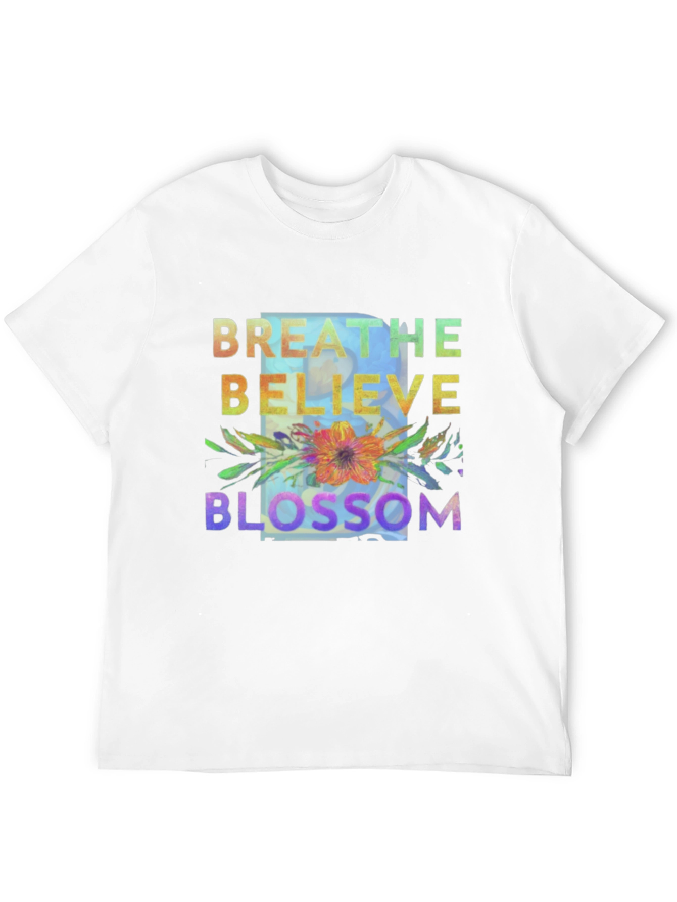 Breathe Believe Blossom Graphic Tee