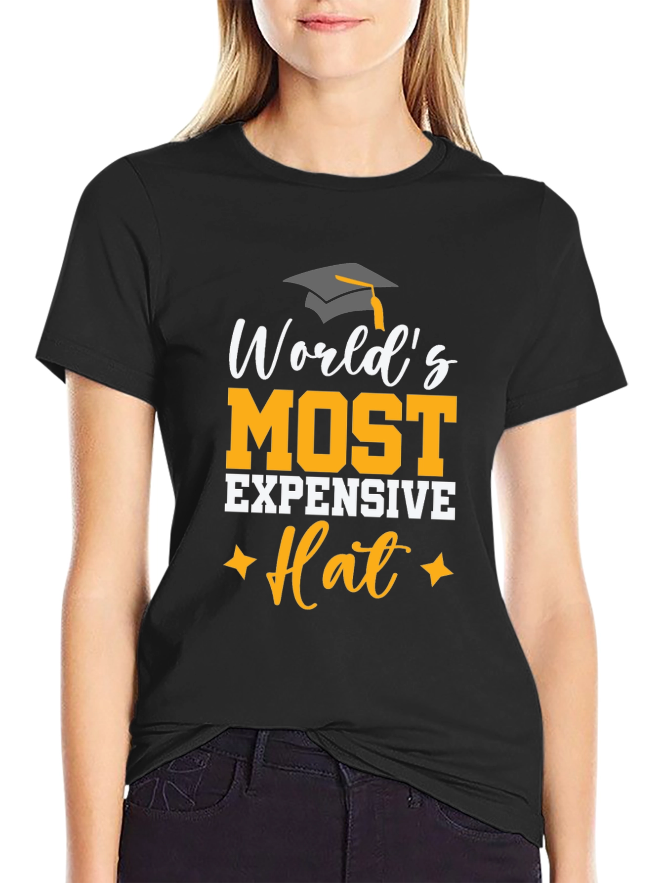 Worlds Most Expensive Hat T-Shirt Graduation Tee