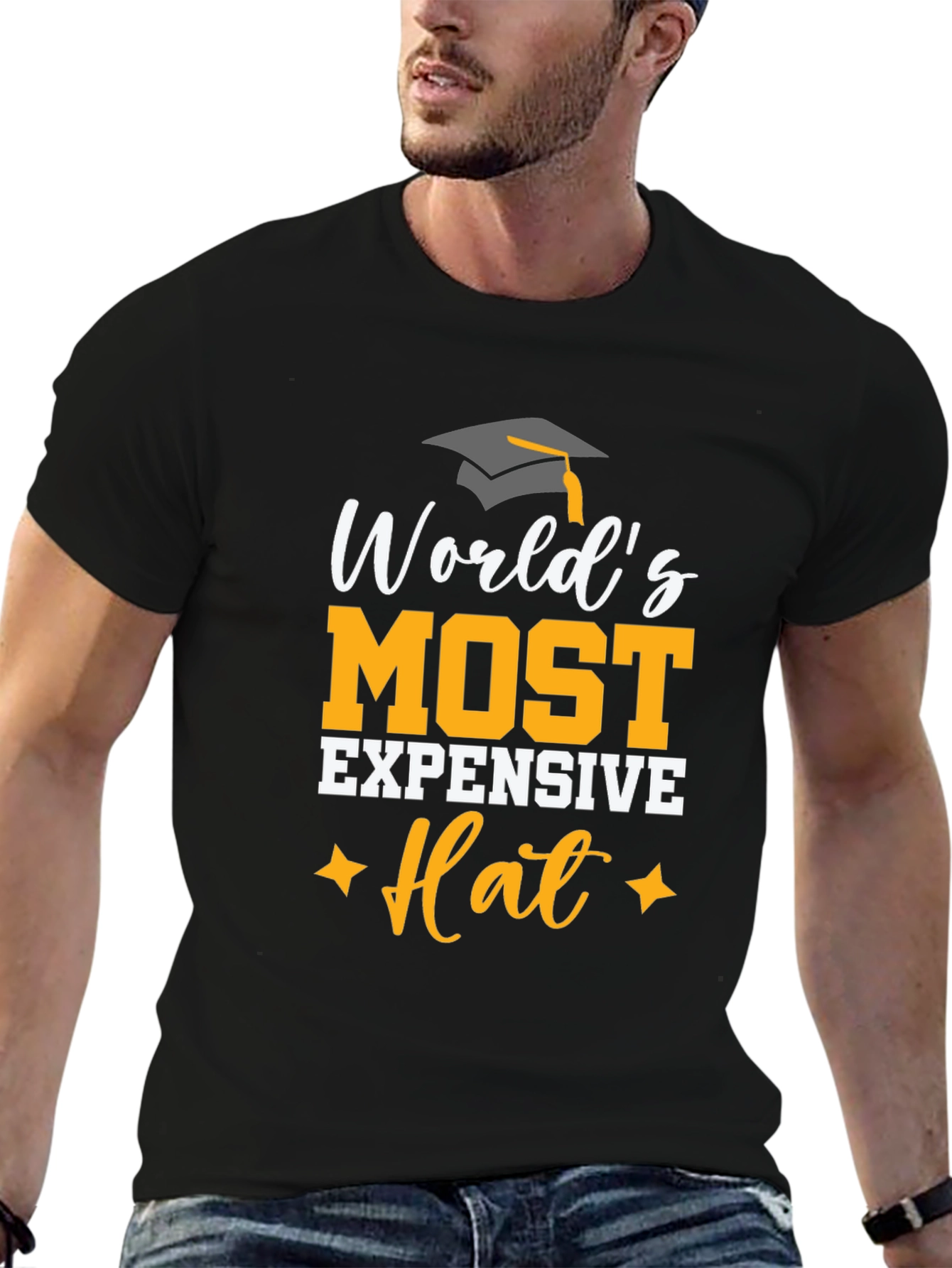 Worlds Most Expensive Hat T-Shirt Graduation Tee