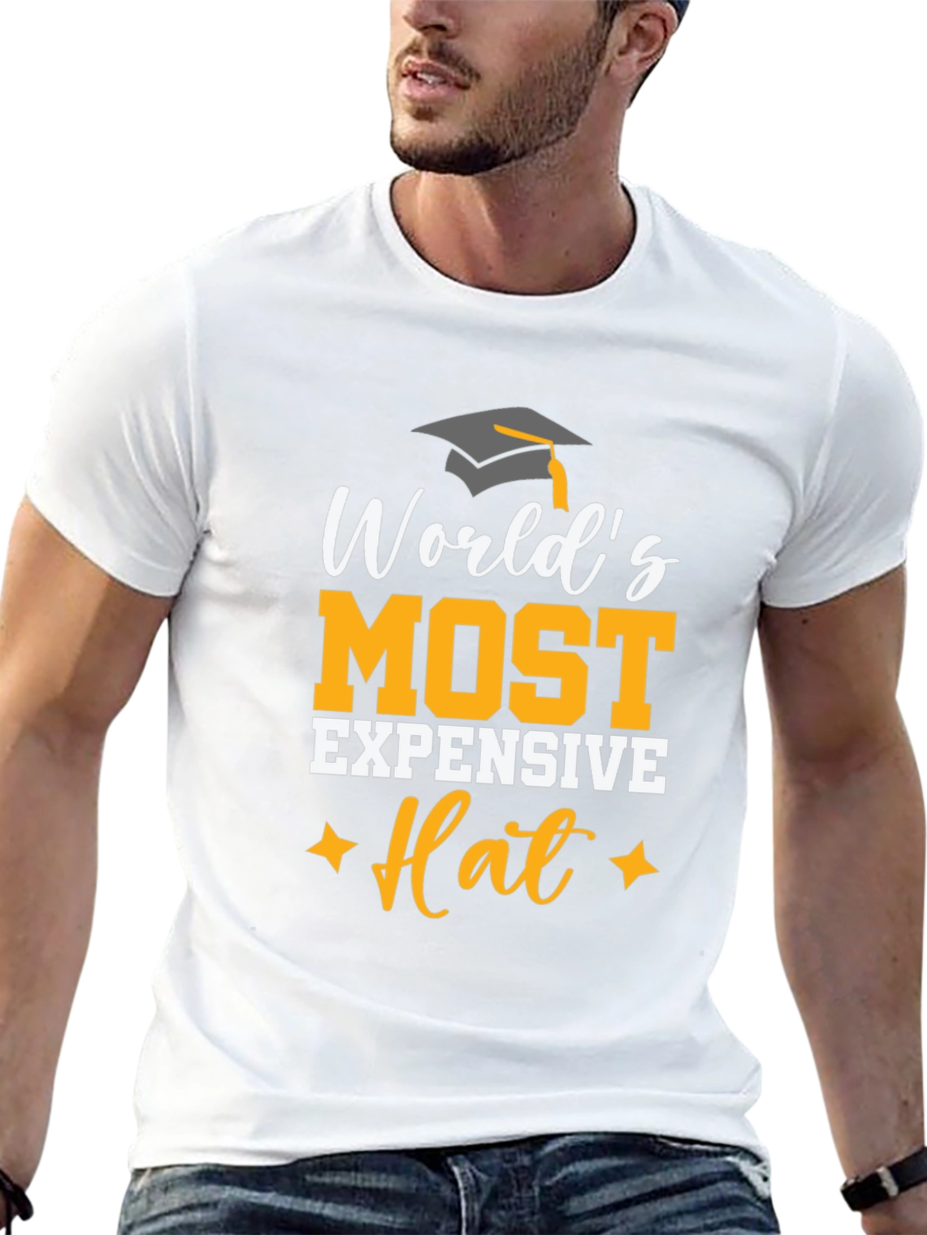 Worlds Most Expensive Hat T-Shirt Graduation Tee