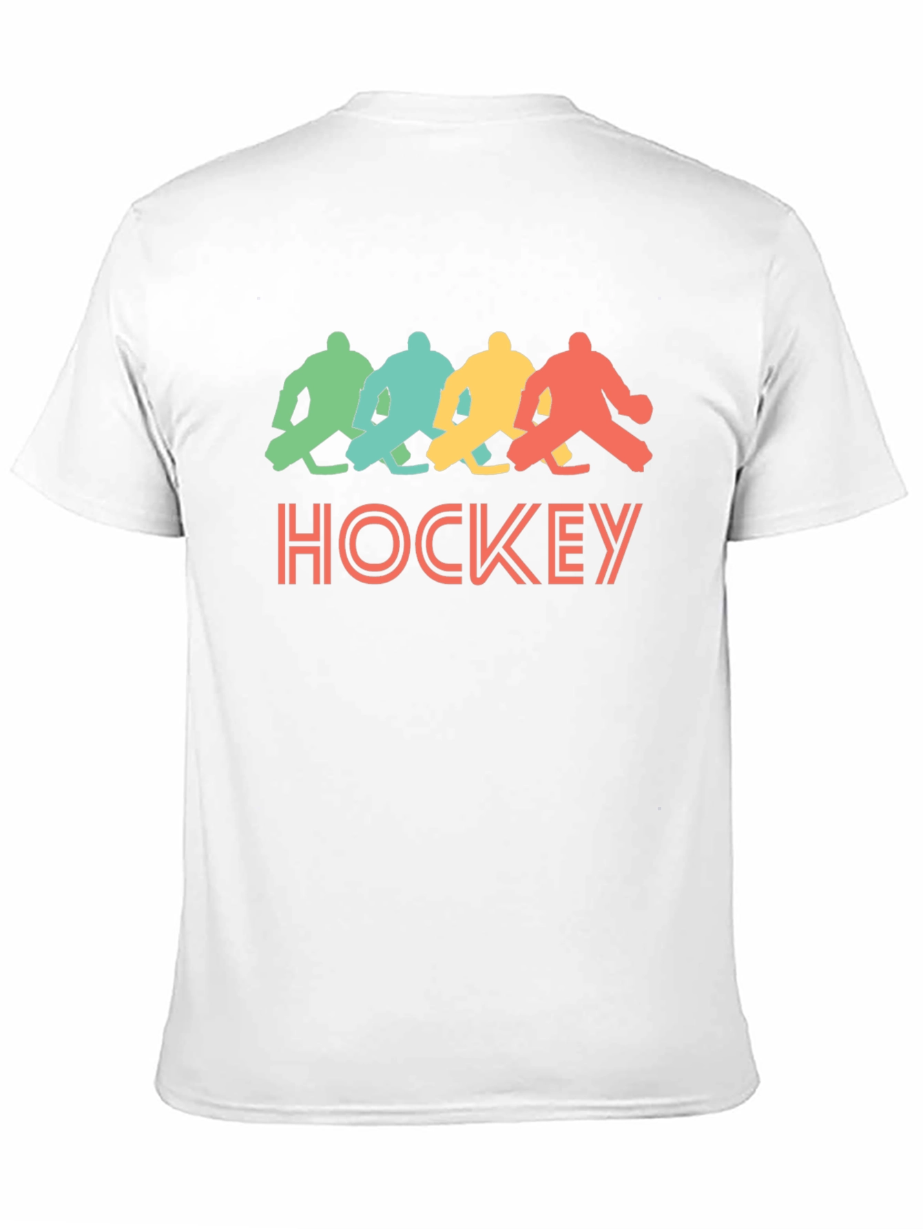 Retro Hockey Graphic T-Shirt - Black Tee