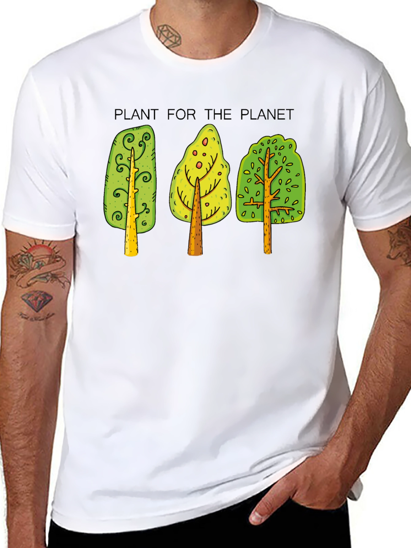 Plant for the Planet T-Shirt - Tree Design