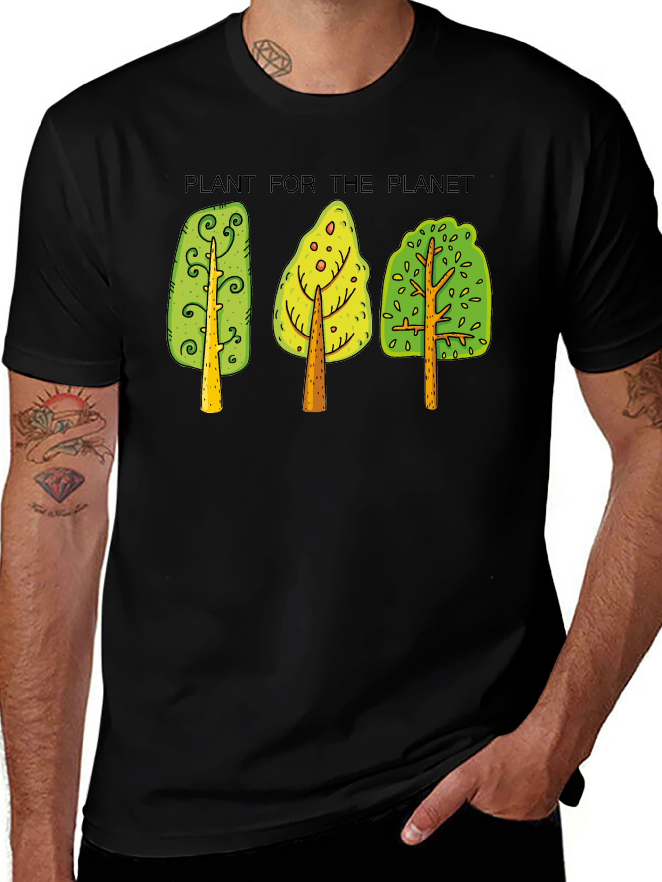 Plant for the Planet T-Shirt - Tree Design