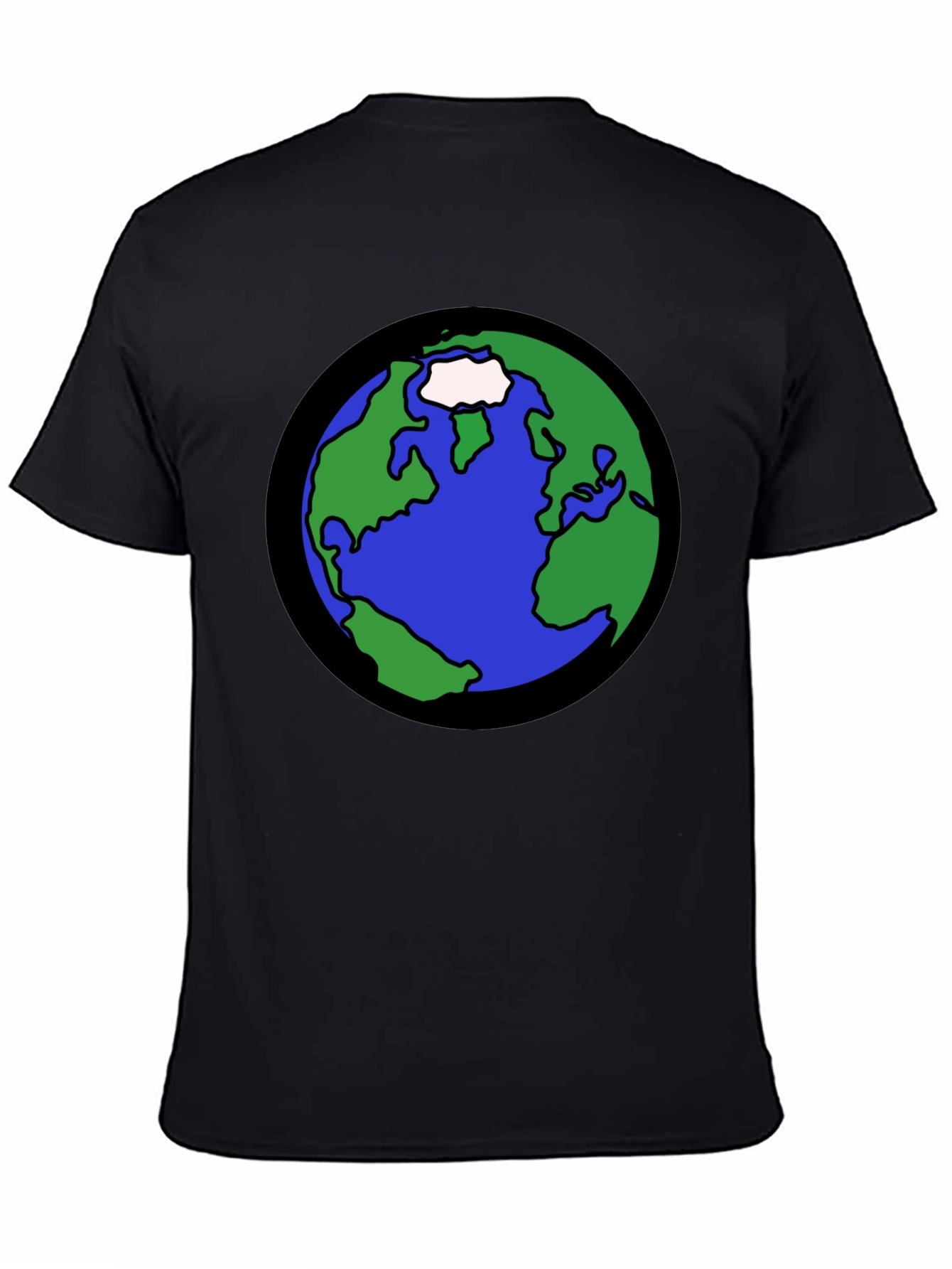Earth Graphic T-Shirt - Bold Planet Design