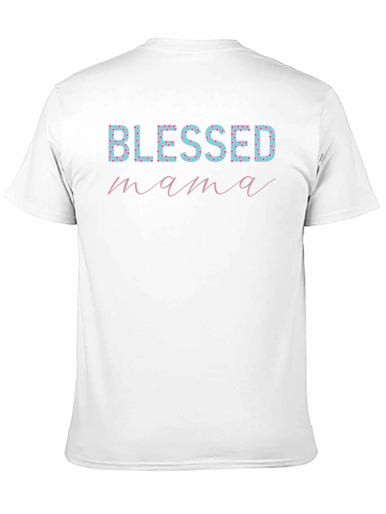 Blessed Mama Graphic Tee - Stylish Moms T-Shirt
