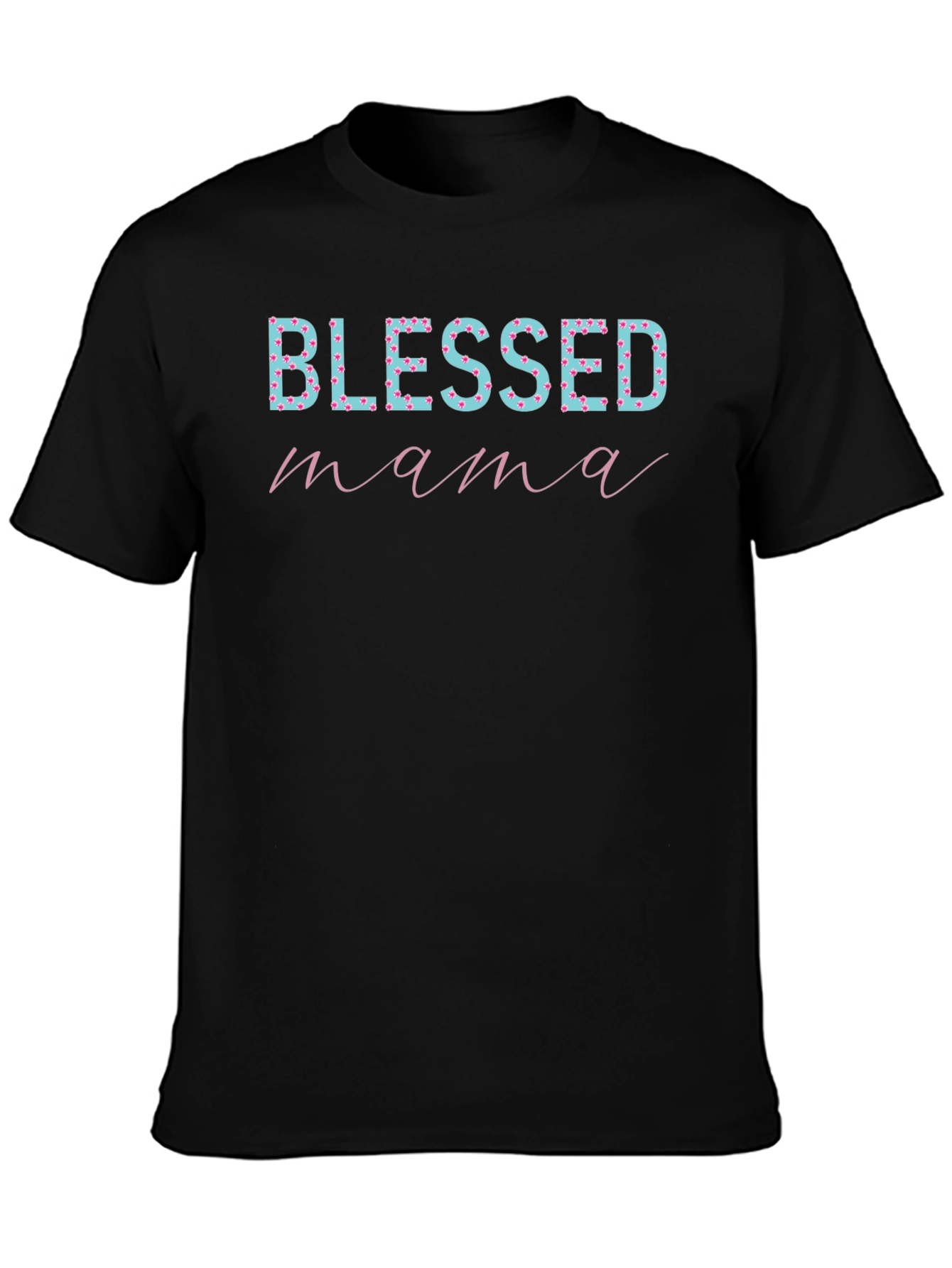 Blessed Mama Graphic Tee - Stylish Moms T-Shirt