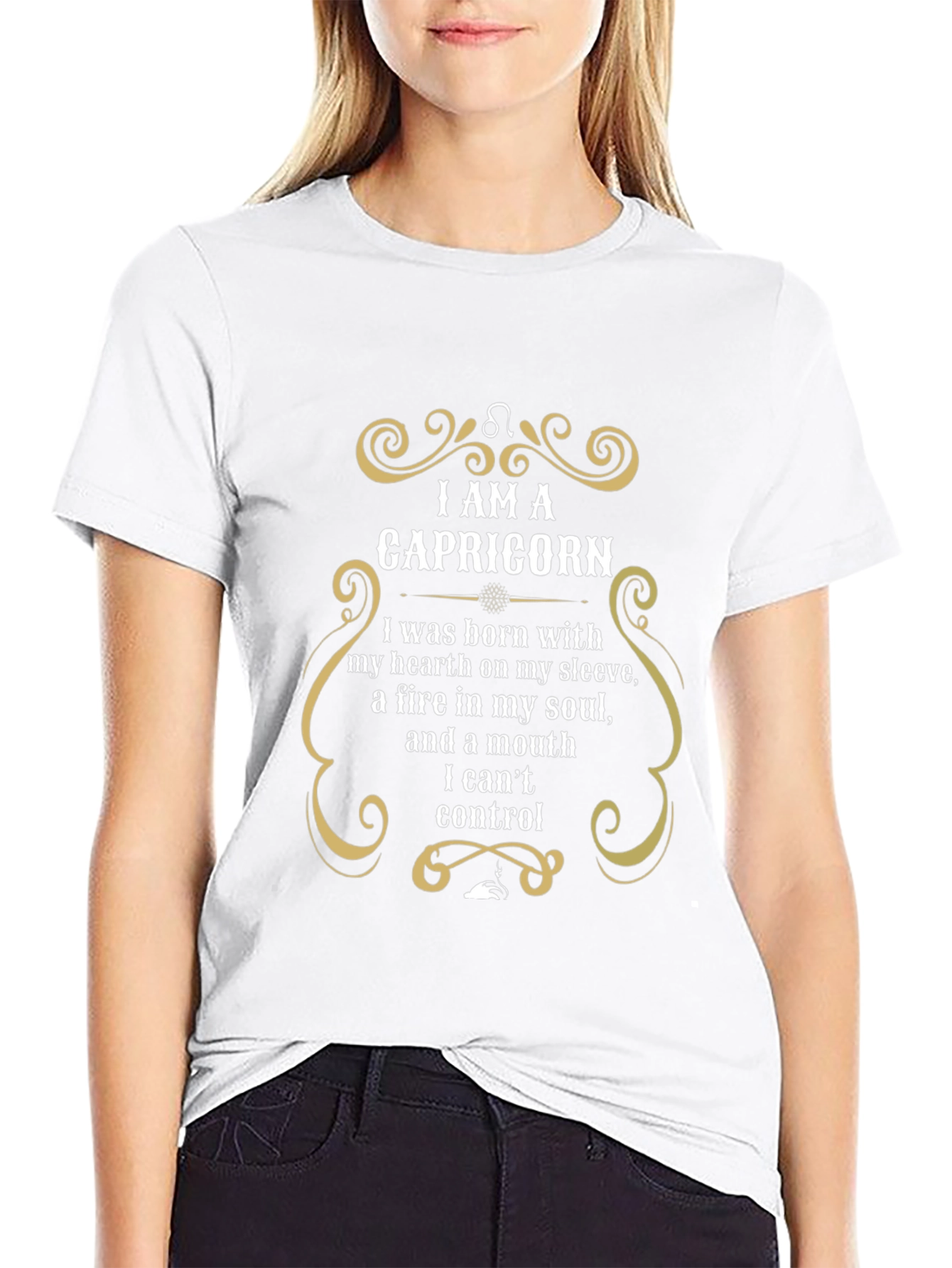 Capricorn Zodiac Graphic T-Shirt