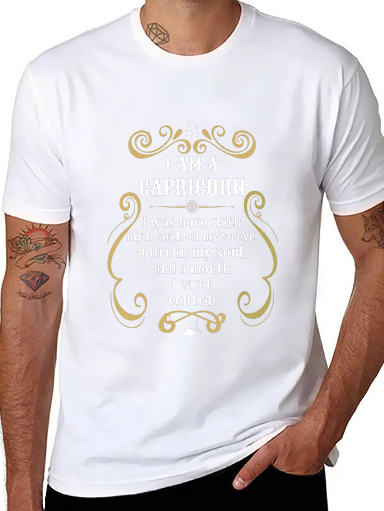 Capricorn Zodiac Graphic T-Shirt
