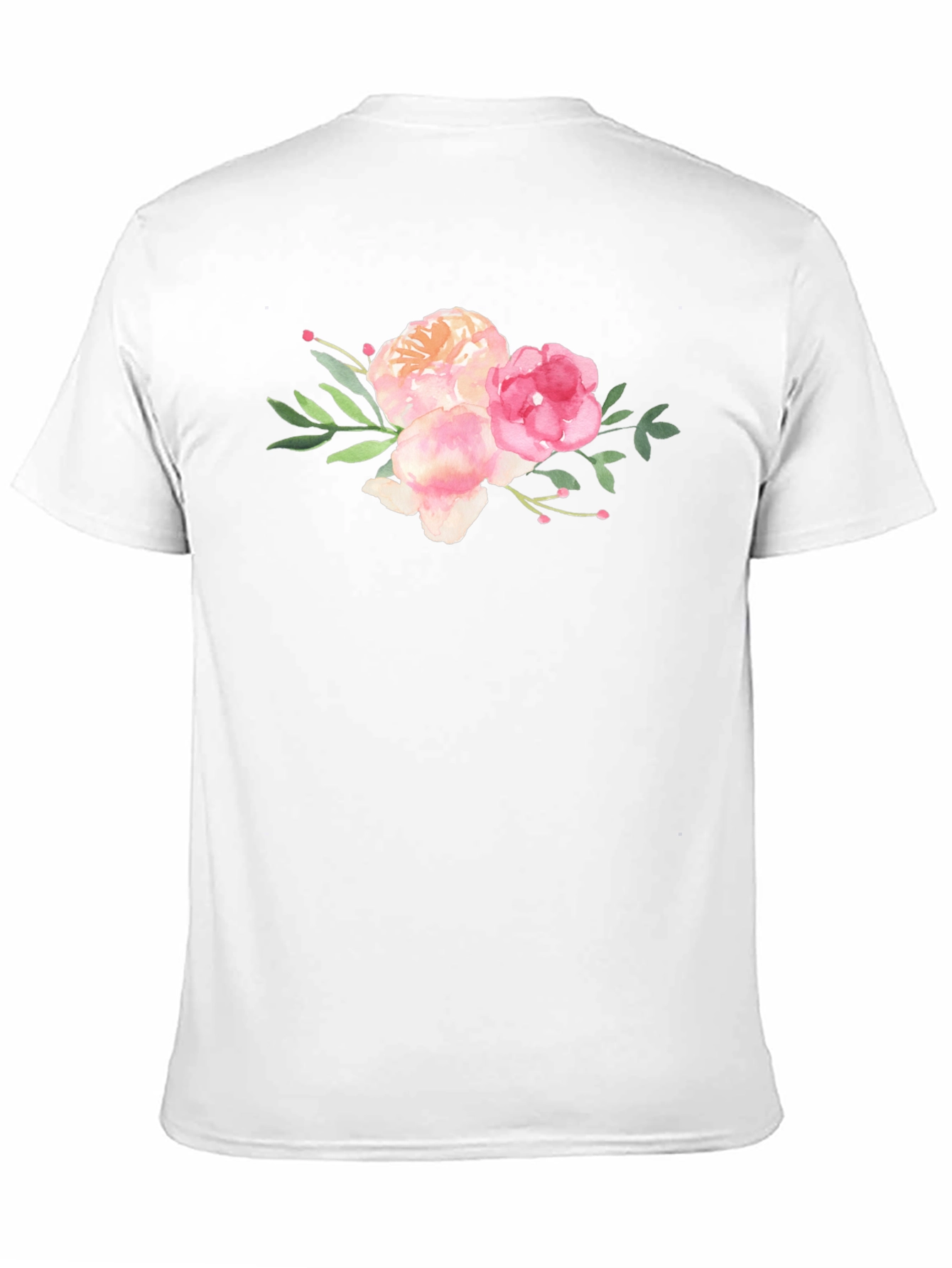 Floral Bouquet Black T-Shirt