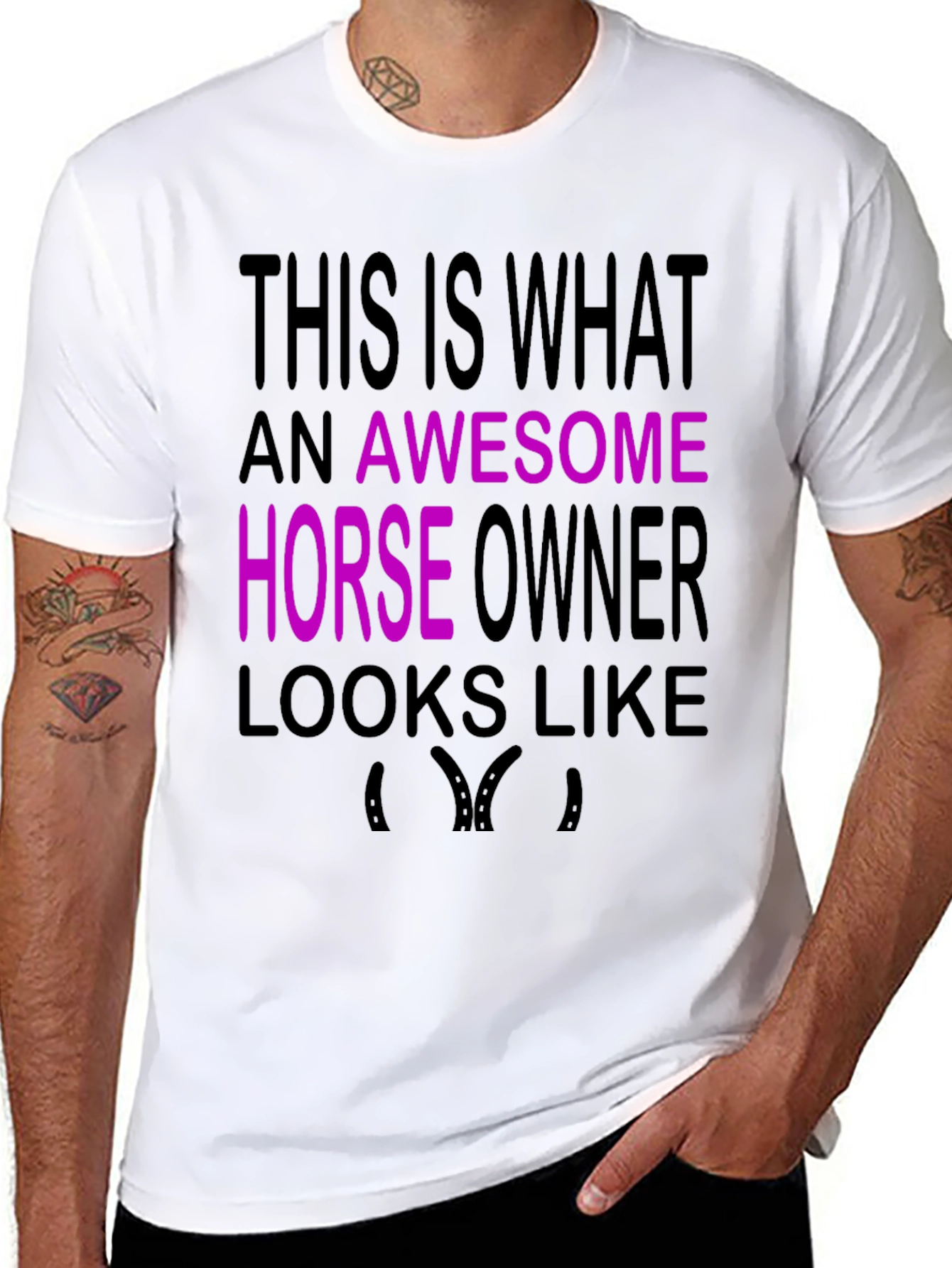 Awesome Horse Owner Graphic Tee