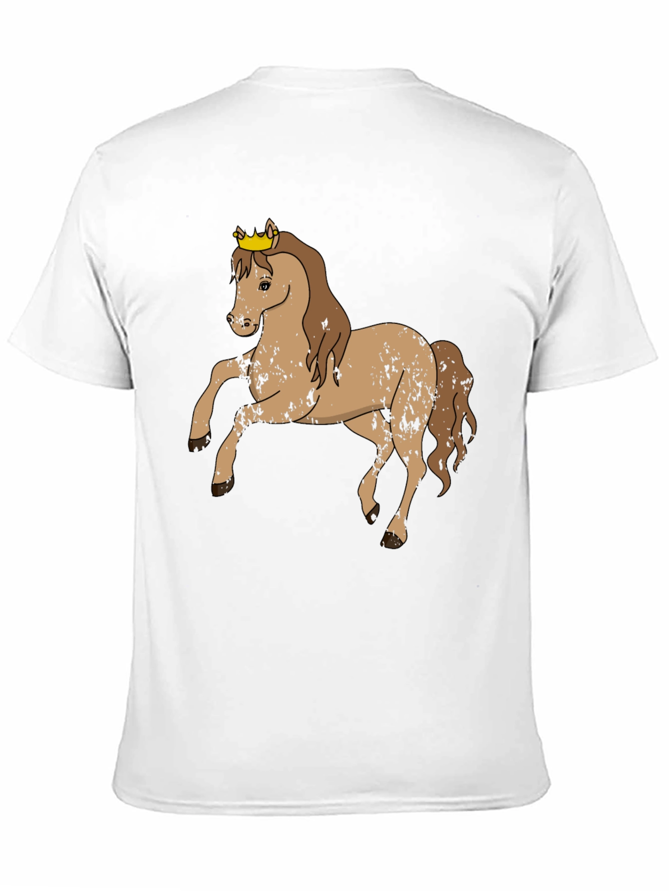 Horse Wearing Crown Graphic Tee