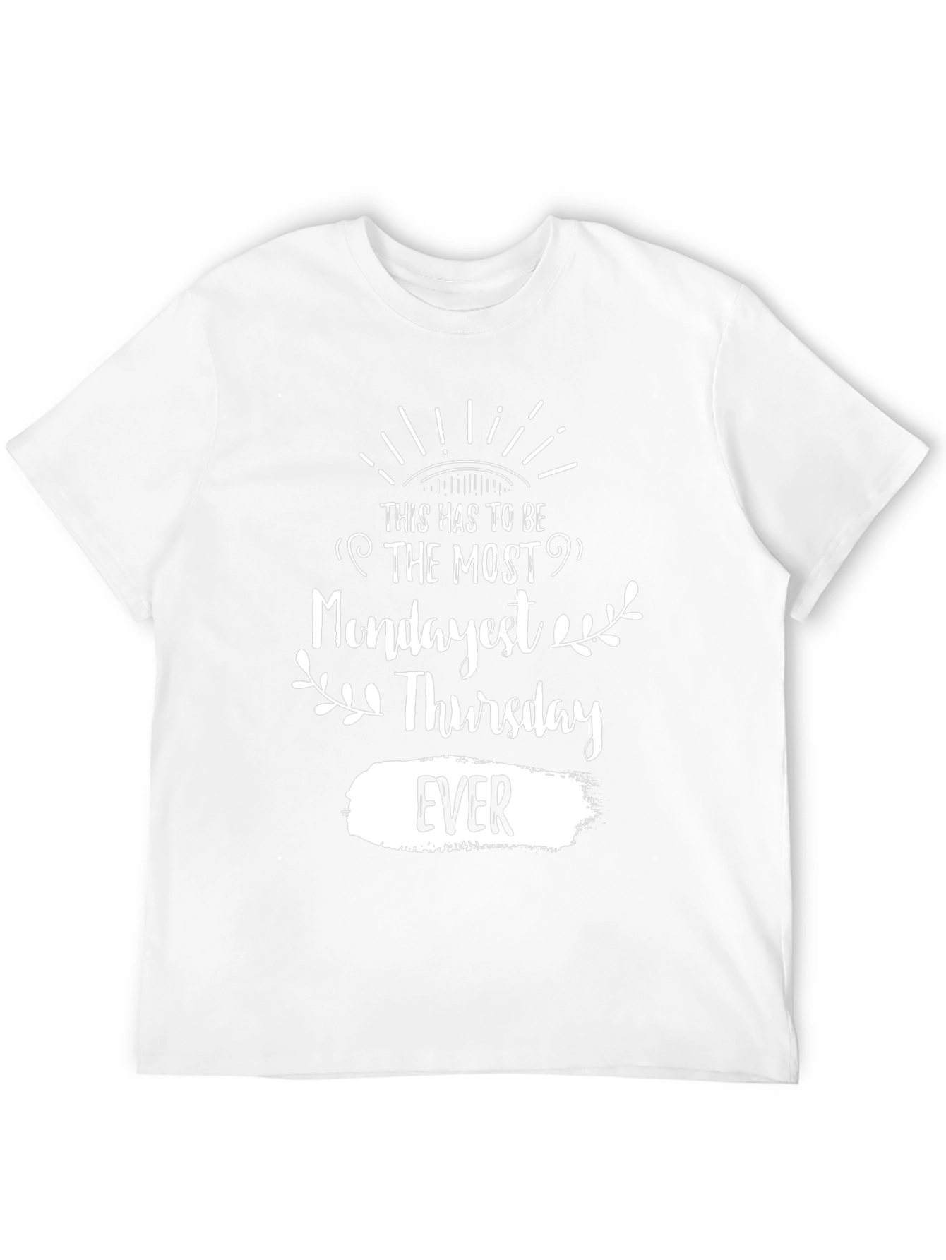 Mondayest Thursday Ever Black Graphic Tee