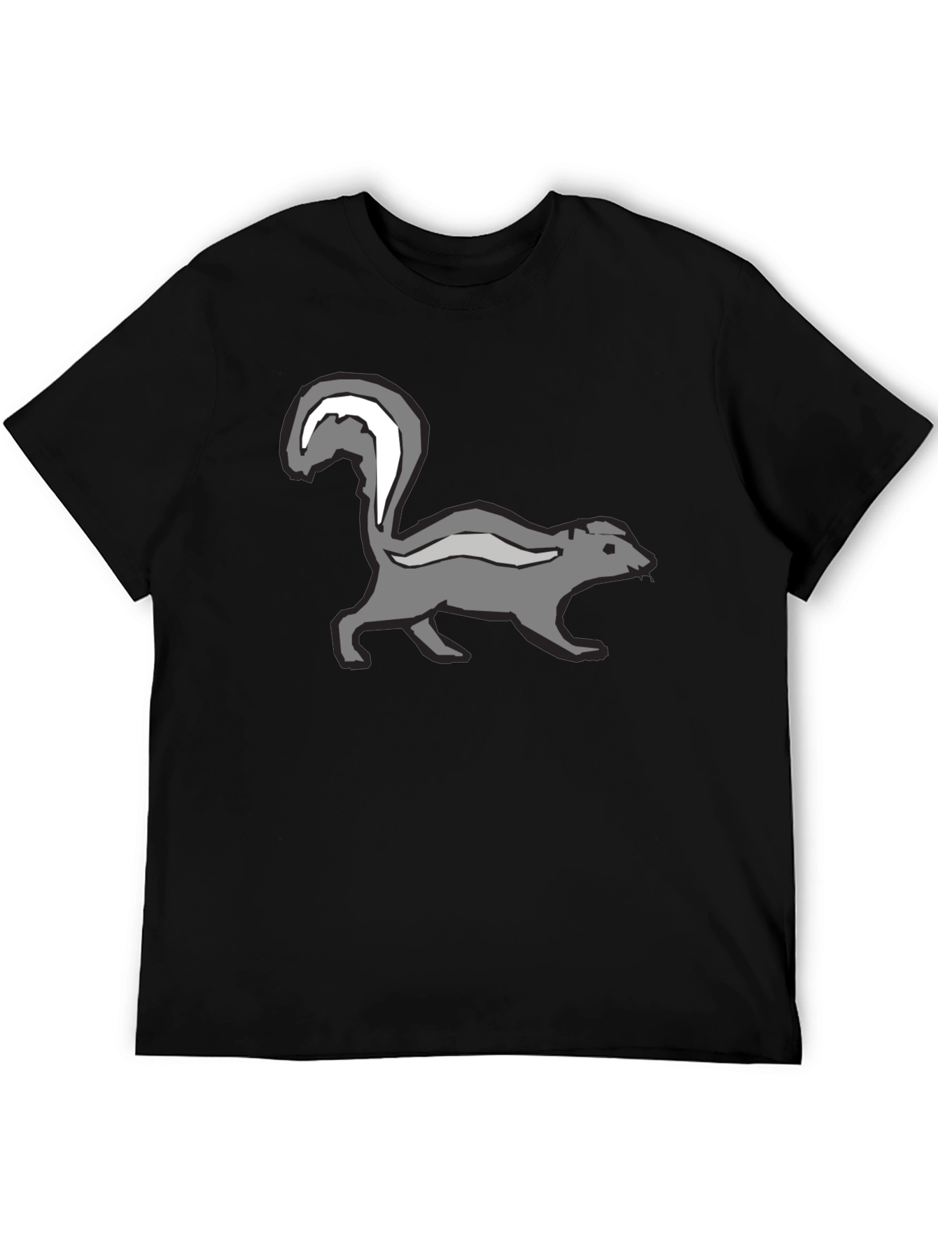 Skunk Graphic Black T-Shirt