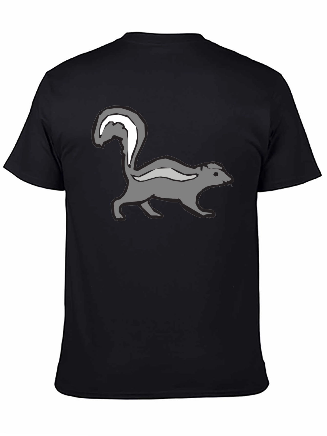 Skunk Graphic Black T-Shirt