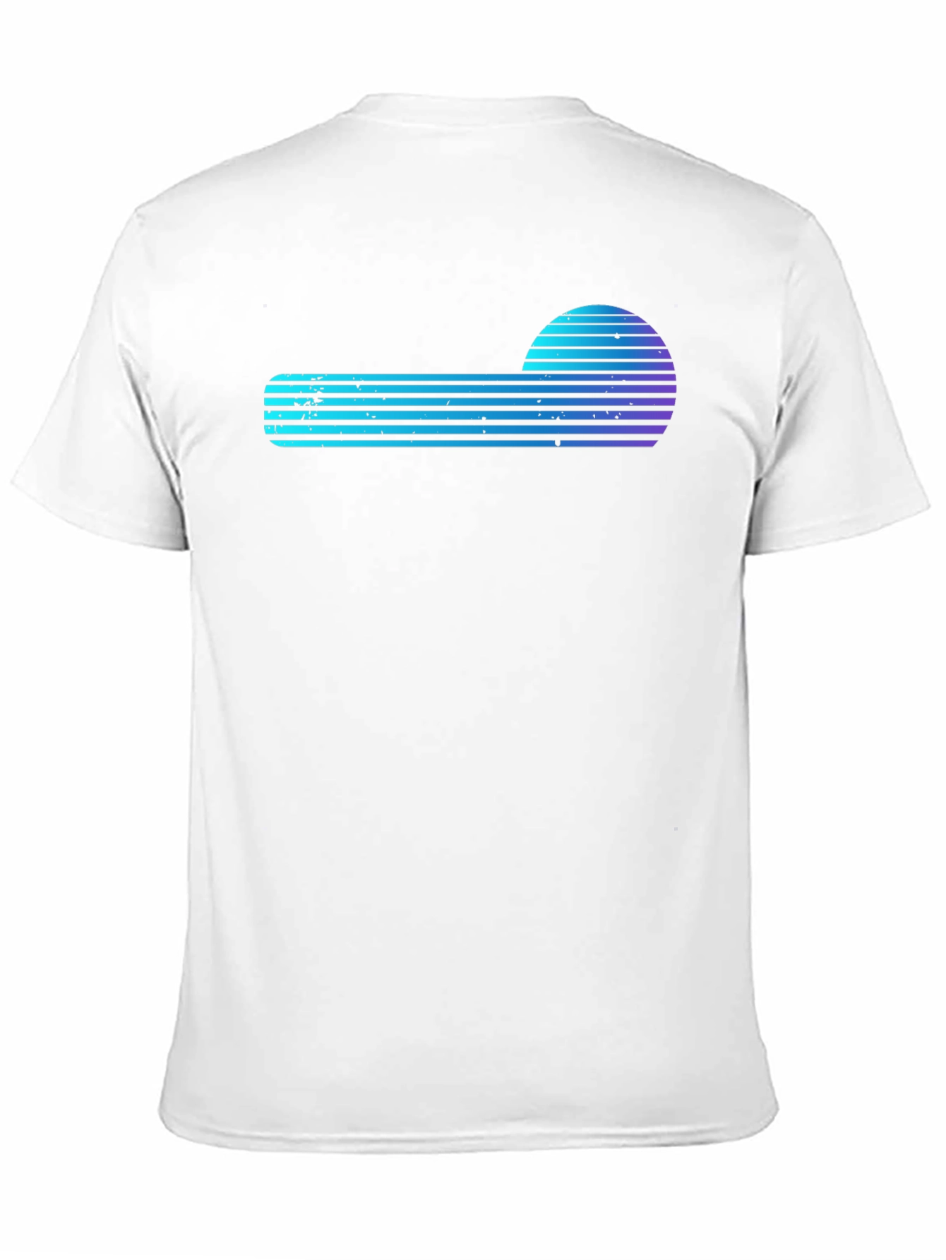 Retro Wave Graphic Tee - Synthwave Sun Design