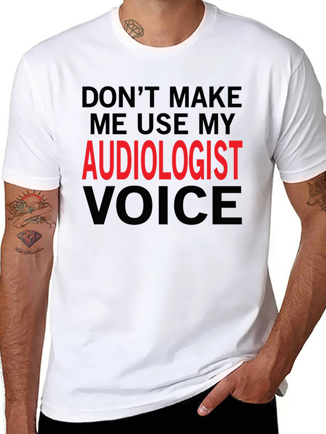 Audiologist Voice Funny Graphic T-Shirt