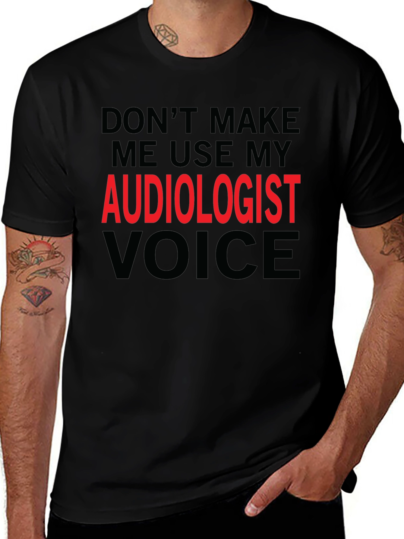 Audiologist Voice Funny Graphic T-Shirt