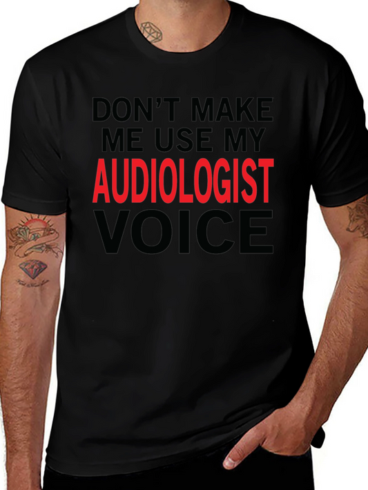 Audiologist Voice Funny Graphic T-Shirt