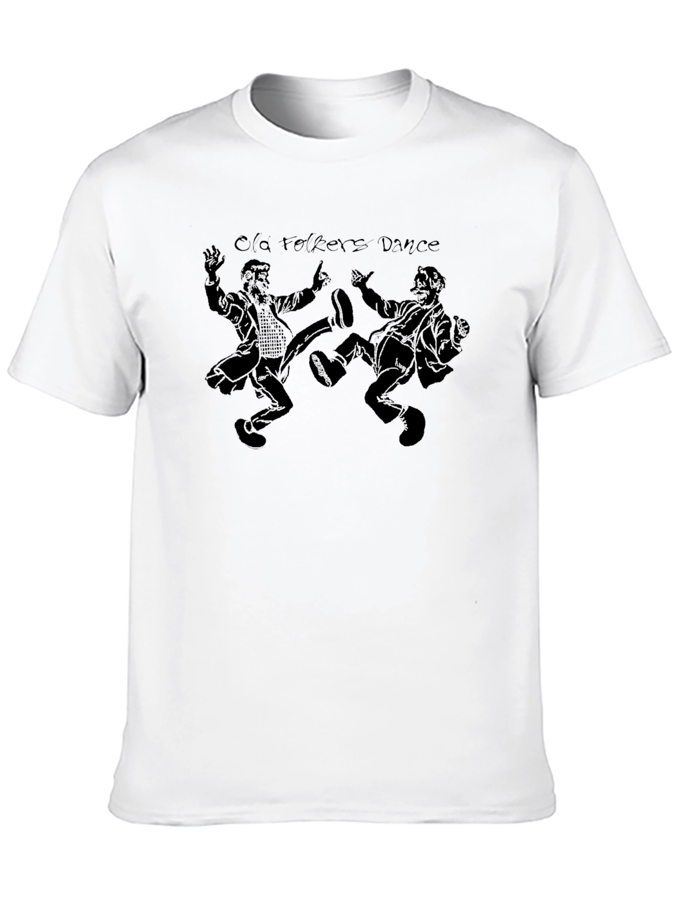 Cla Folkers Dance Black Graphic T-Shirt