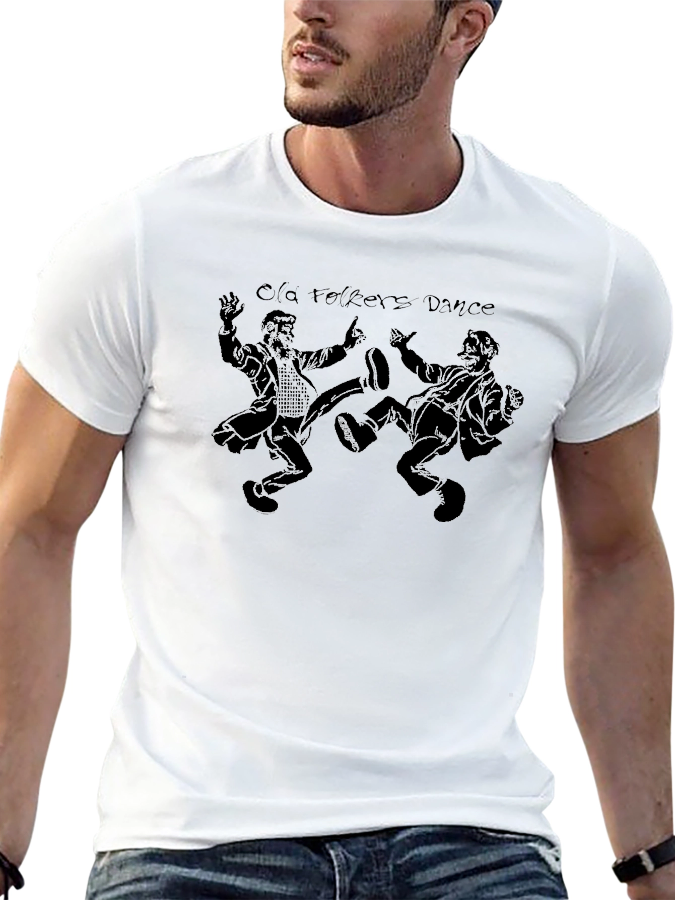 Cla Folkers Dance Black Graphic T-Shirt