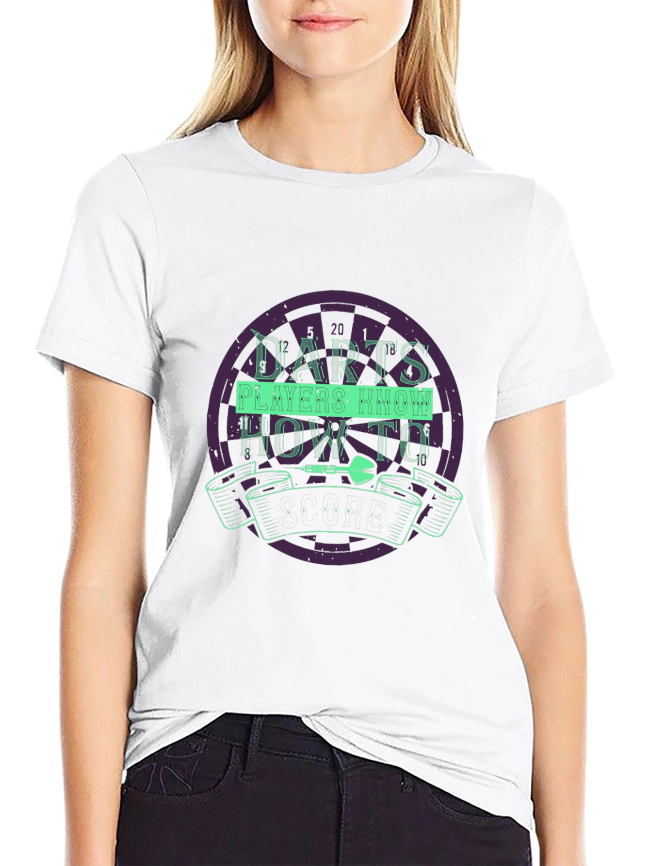 Darts Players Know How To Dart Black T-Shirt