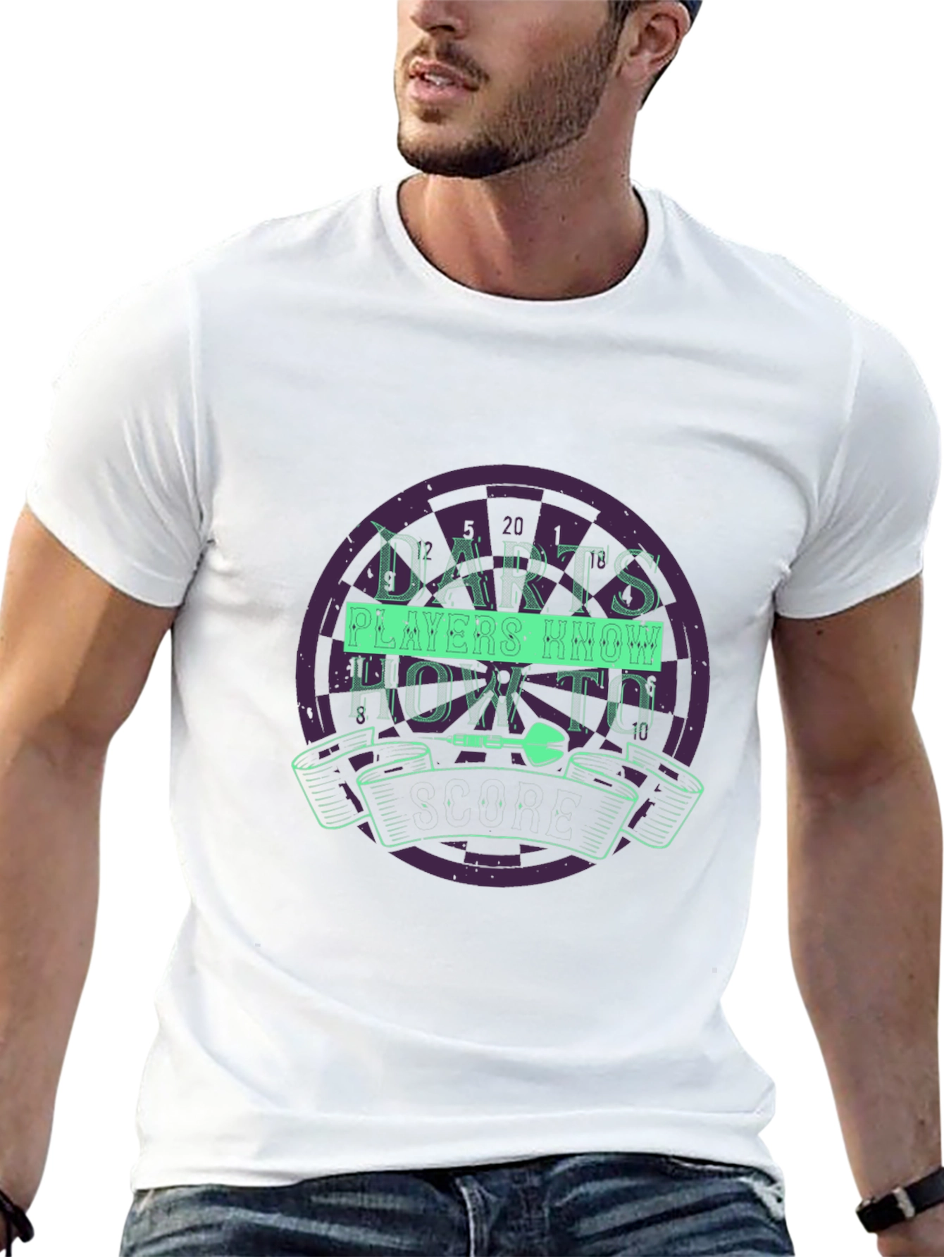 Darts Players Know How To Dart Black T-Shirt