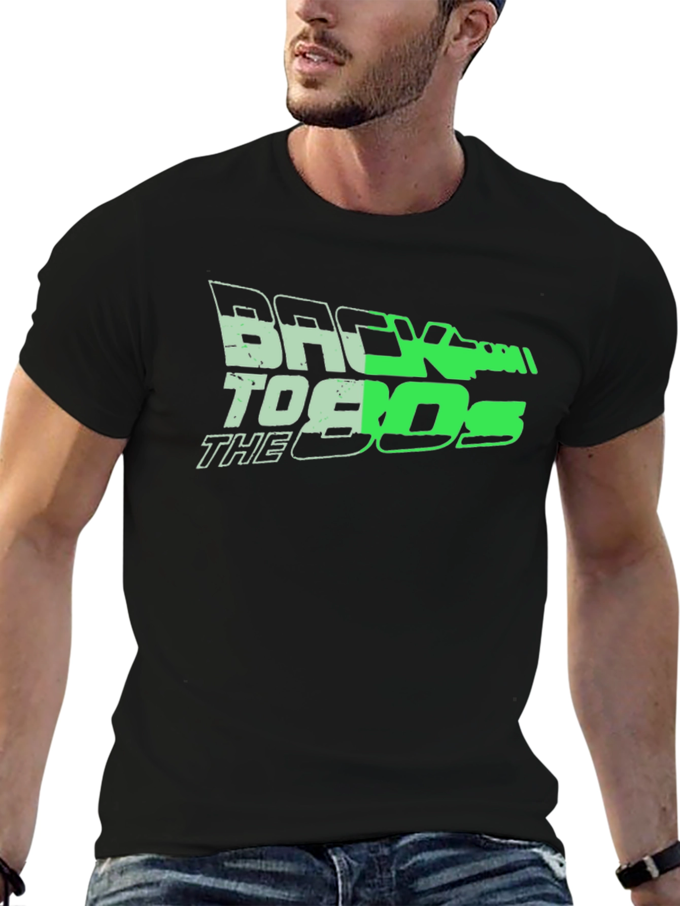 Back to the 80s Black T-Shirt