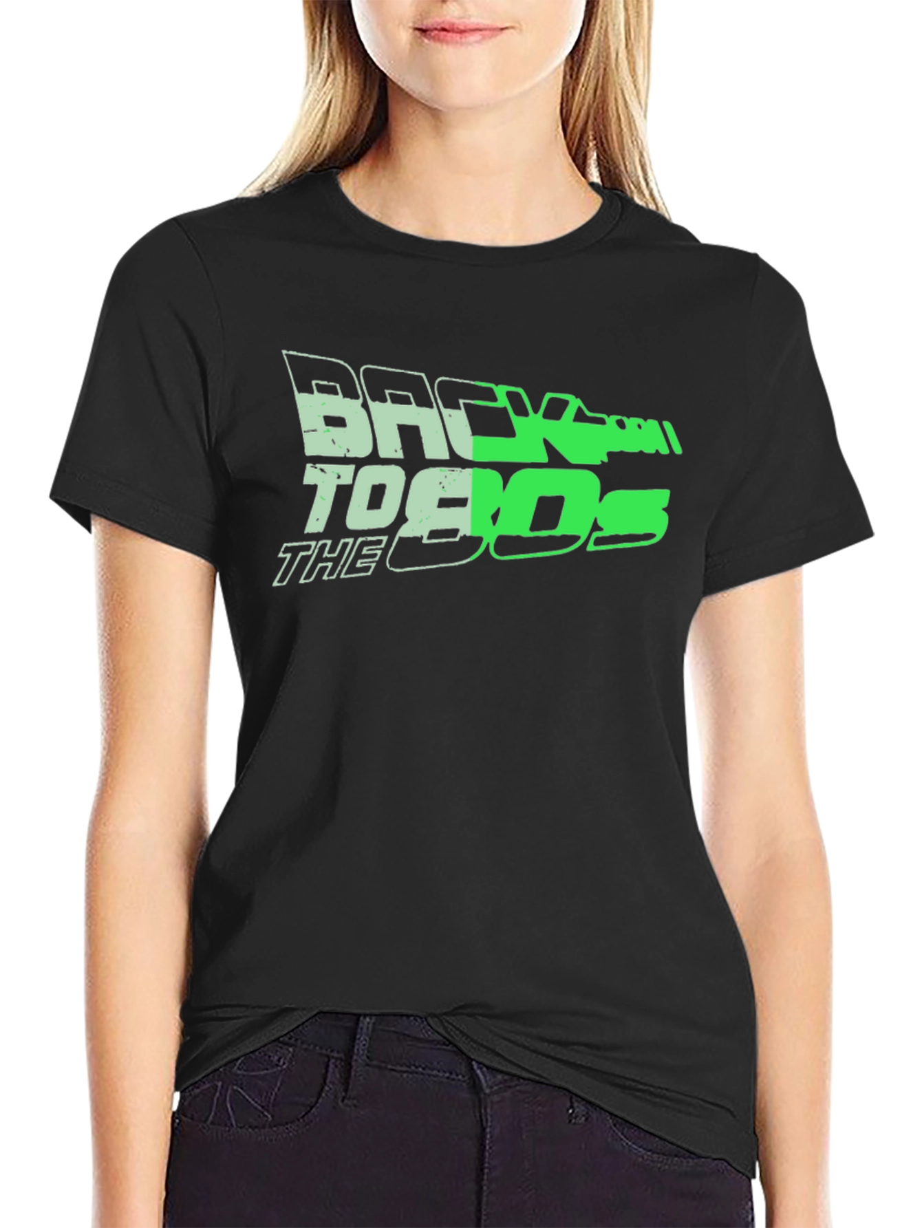 Back to the 80s Black T-Shirt