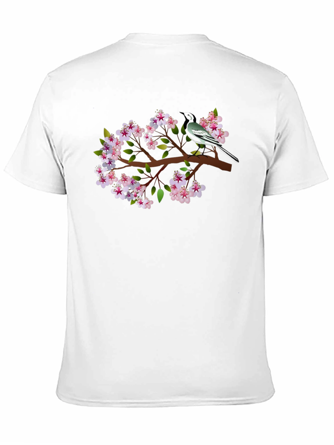 Bird & Blossom Graphic Tee - Stylish Casual Wear