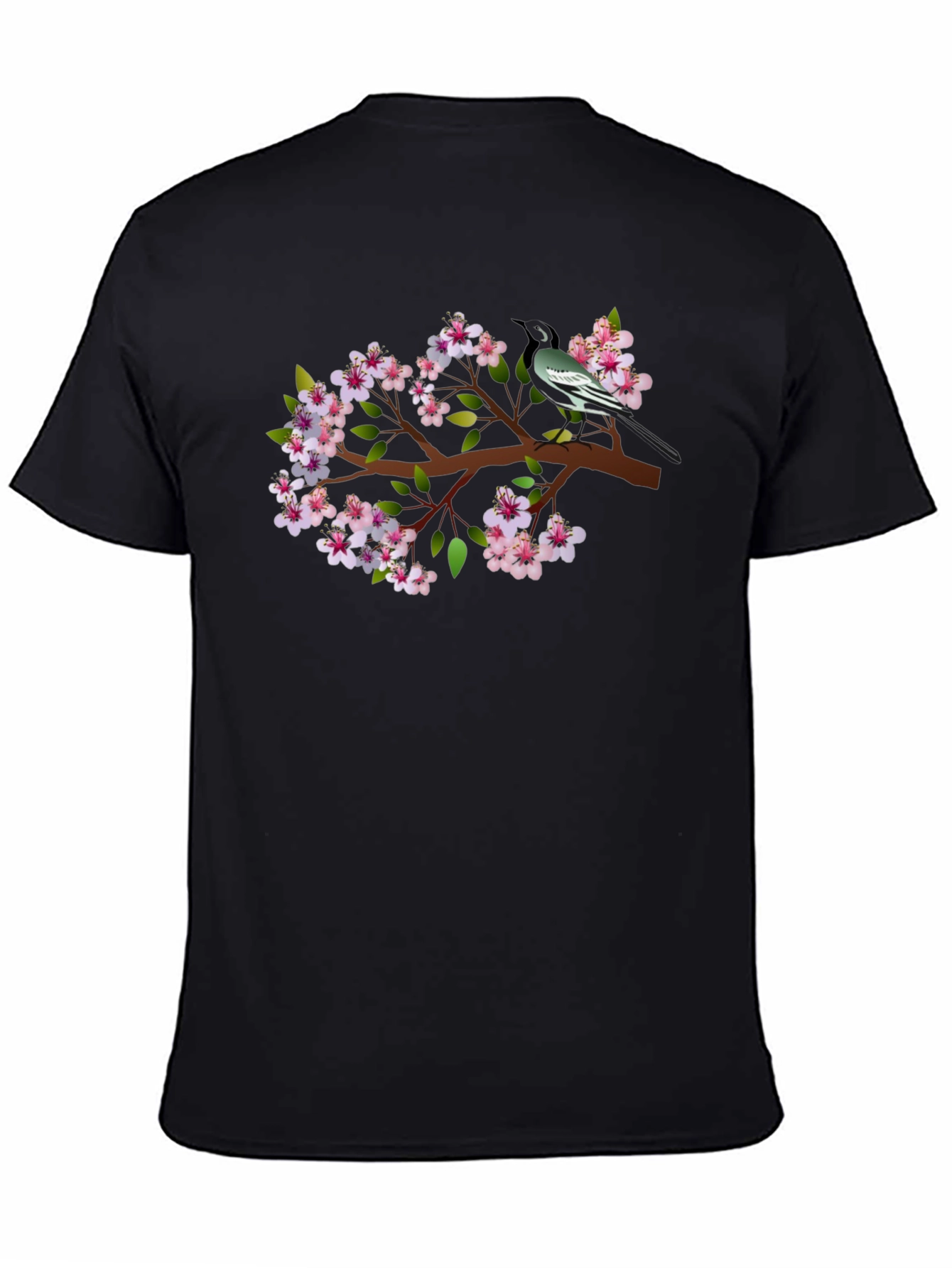 Bird & Blossom Graphic Tee - Stylish Casual Wear