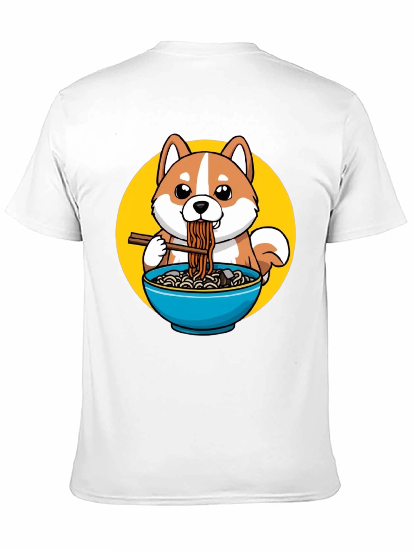 Shiba Inu Ramen T-Shirt - Cute Dog Graphic Tee