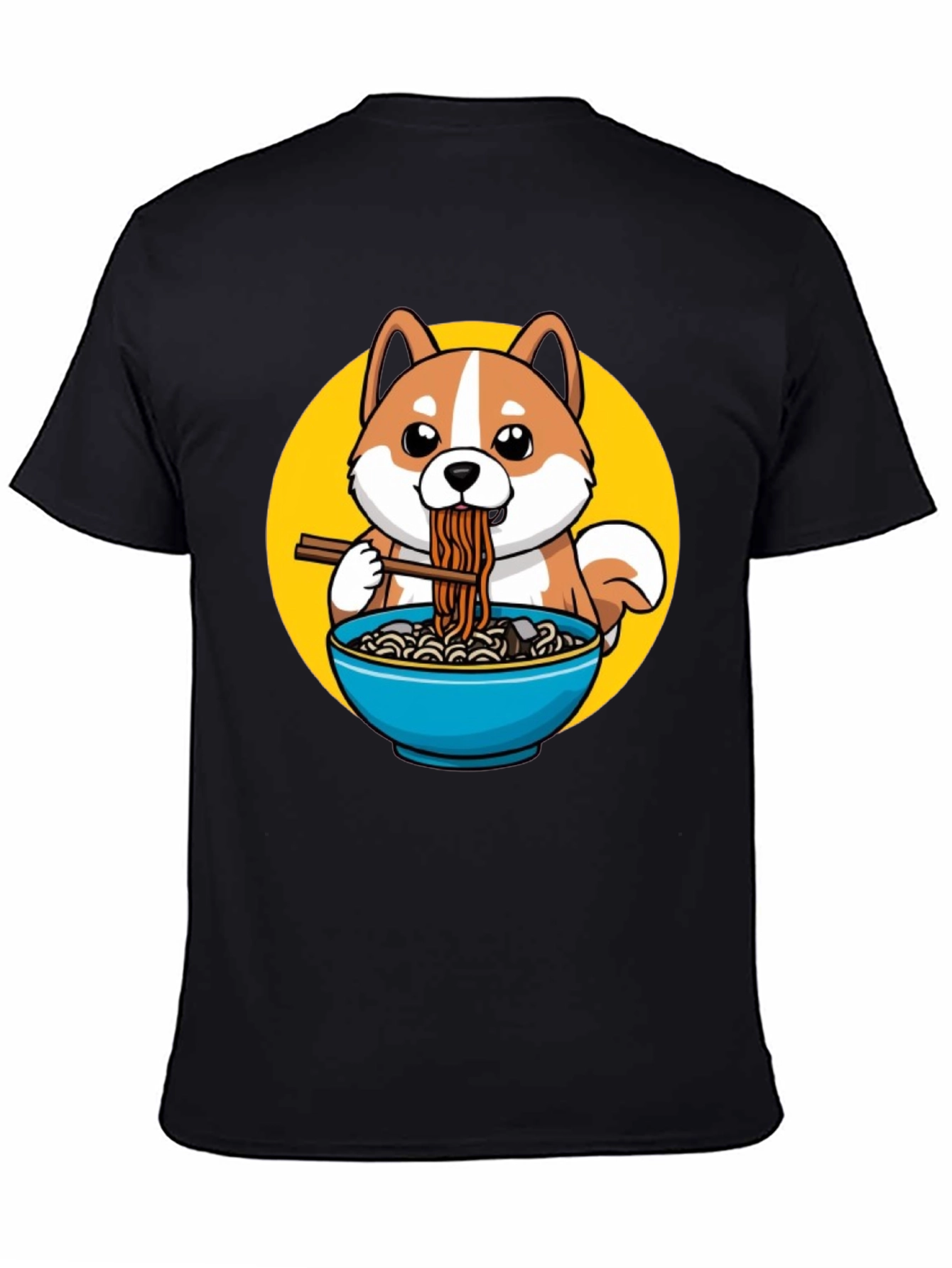 Shiba Inu Ramen T-Shirt - Cute Dog Graphic Tee