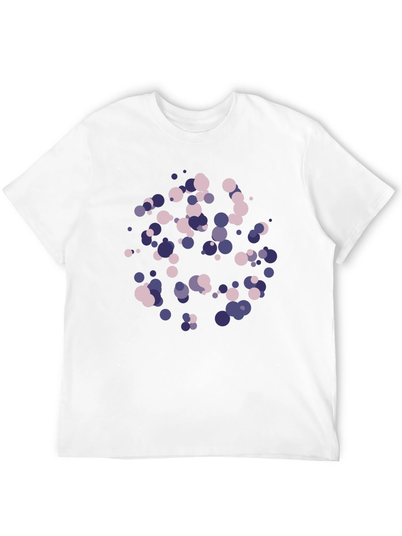 Abstract Dot Pattern Black T-Shirt