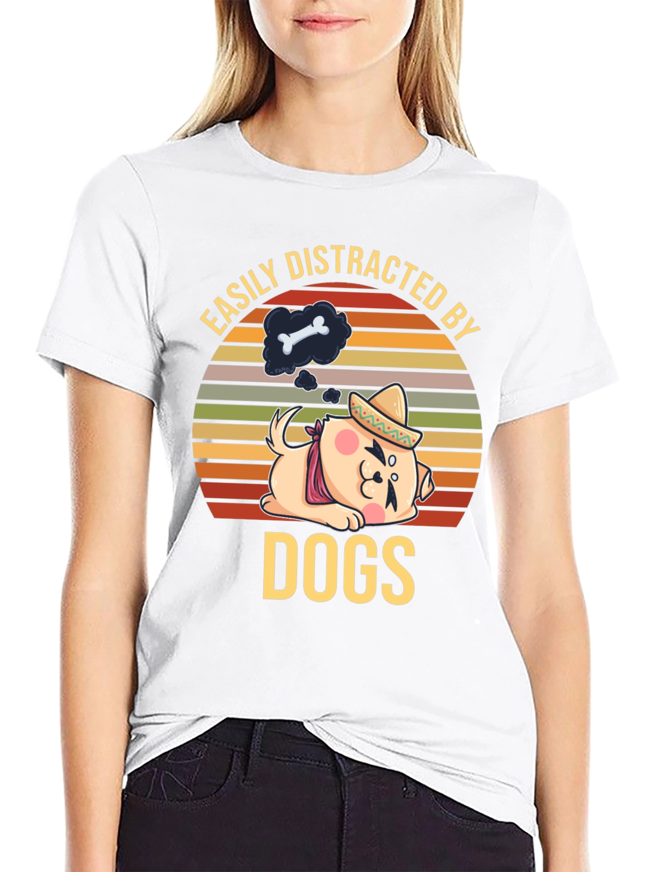 Easily Distracted By Dogs T-Shirt