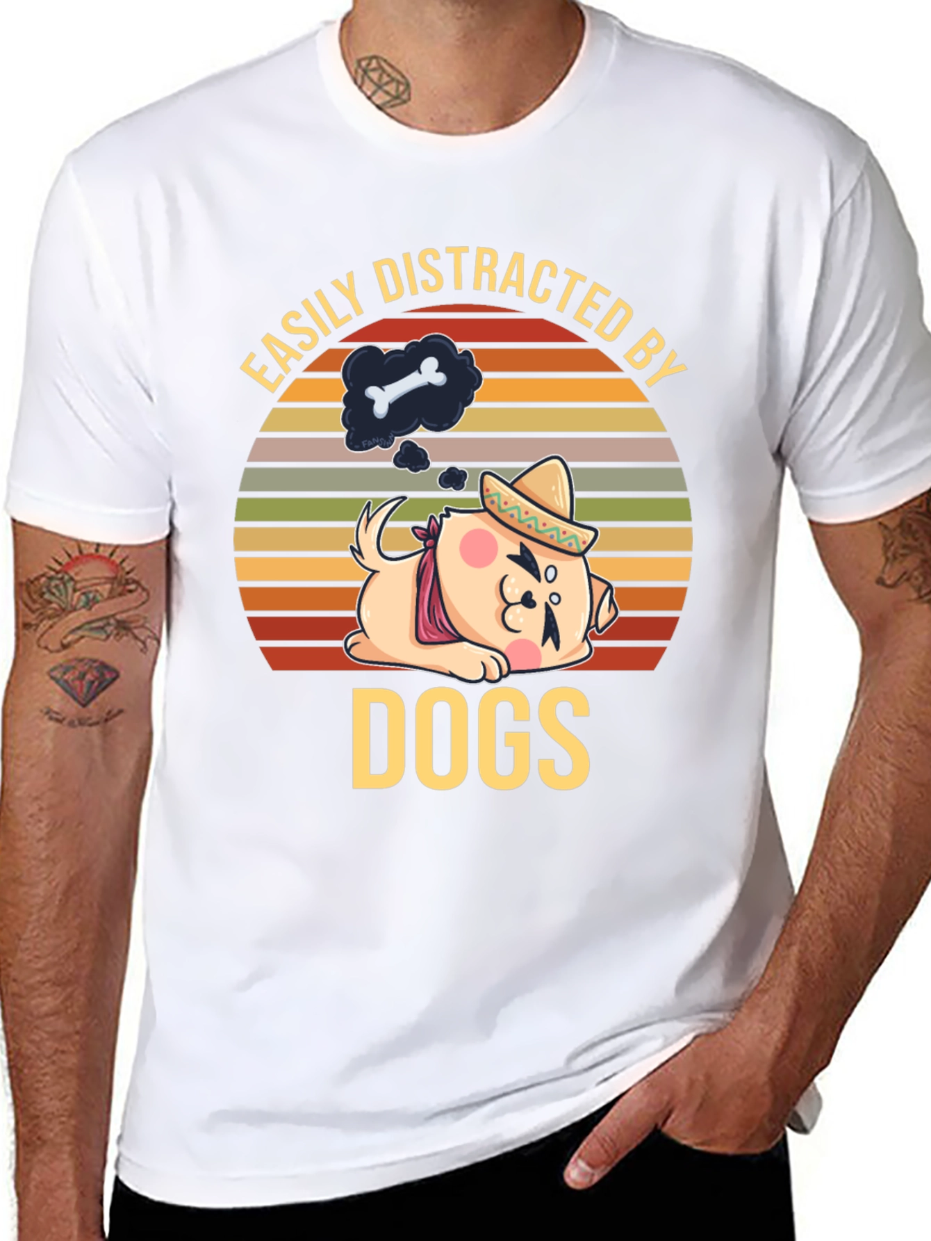 Easily Distracted By Dogs T-Shirt